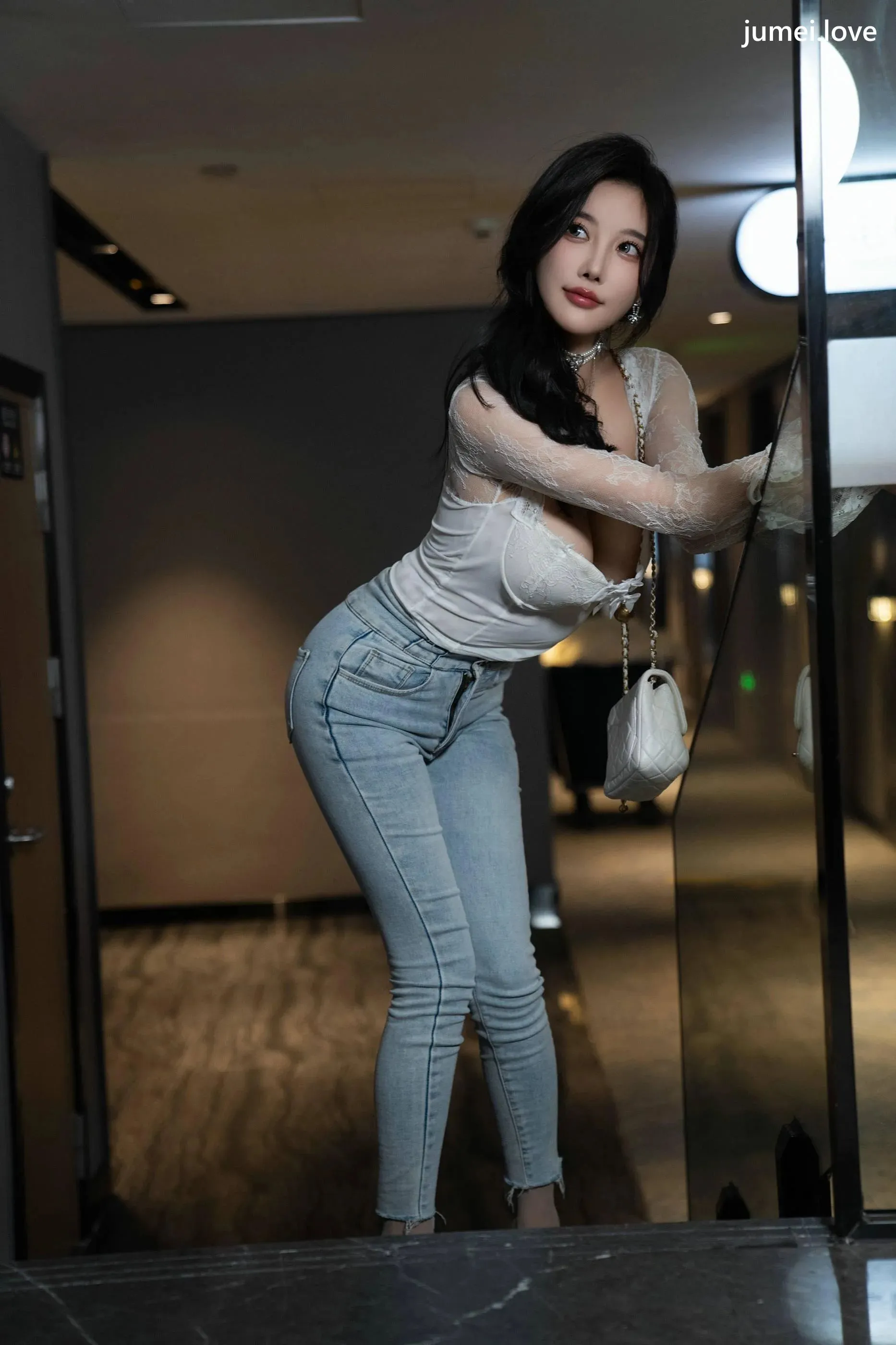 杨晨晨 诱人私拍福利 简约牛仔裤81P 第8张