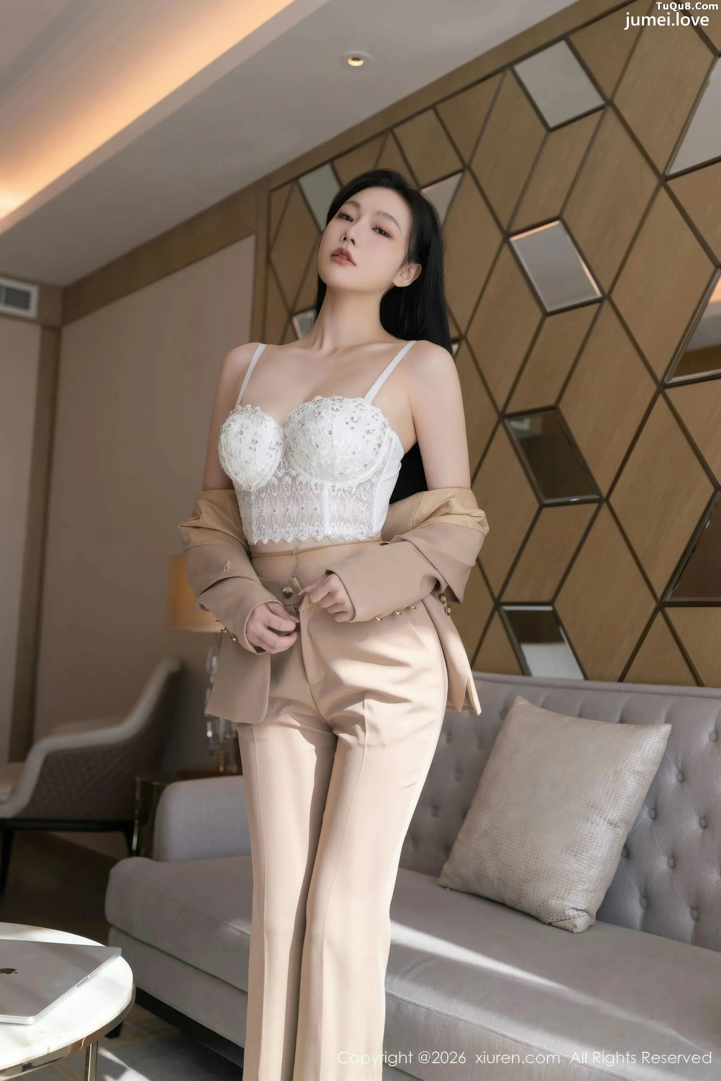 安然anran性感西服露白色内衣配超薄肉丝秀曼妙身姿绝美写真72P 第29张