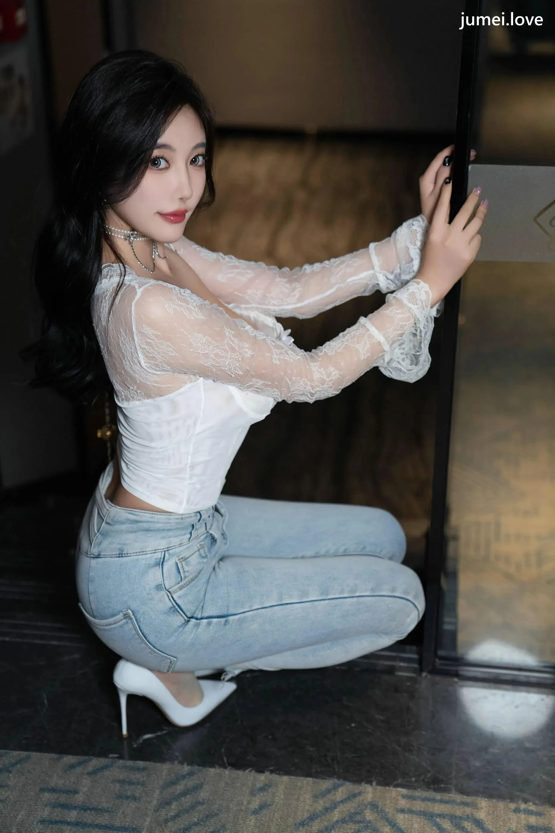 杨晨晨 诱人私拍福利 简约牛仔裤81P 第15张