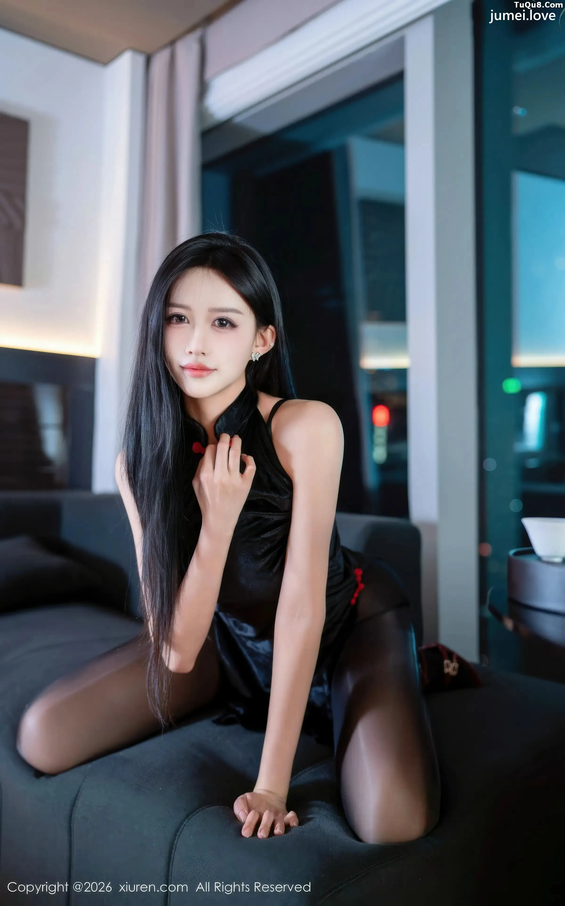 shelly诗莉性感黑色情趣内衣配超薄黑丝秀曼妙身姿绝美写真75P 第21张
