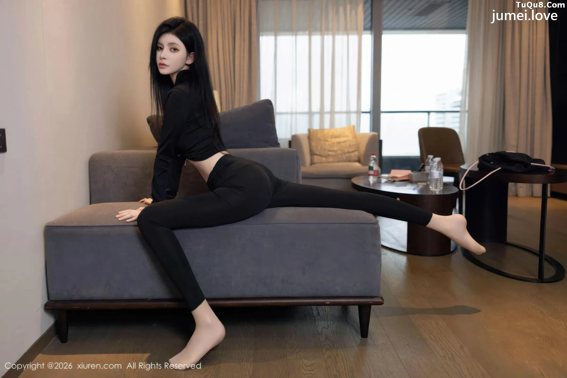 沈如斯性感黑色情趣服饰配超薄肉丝秀曼妙身材绝美写真85P 第9张