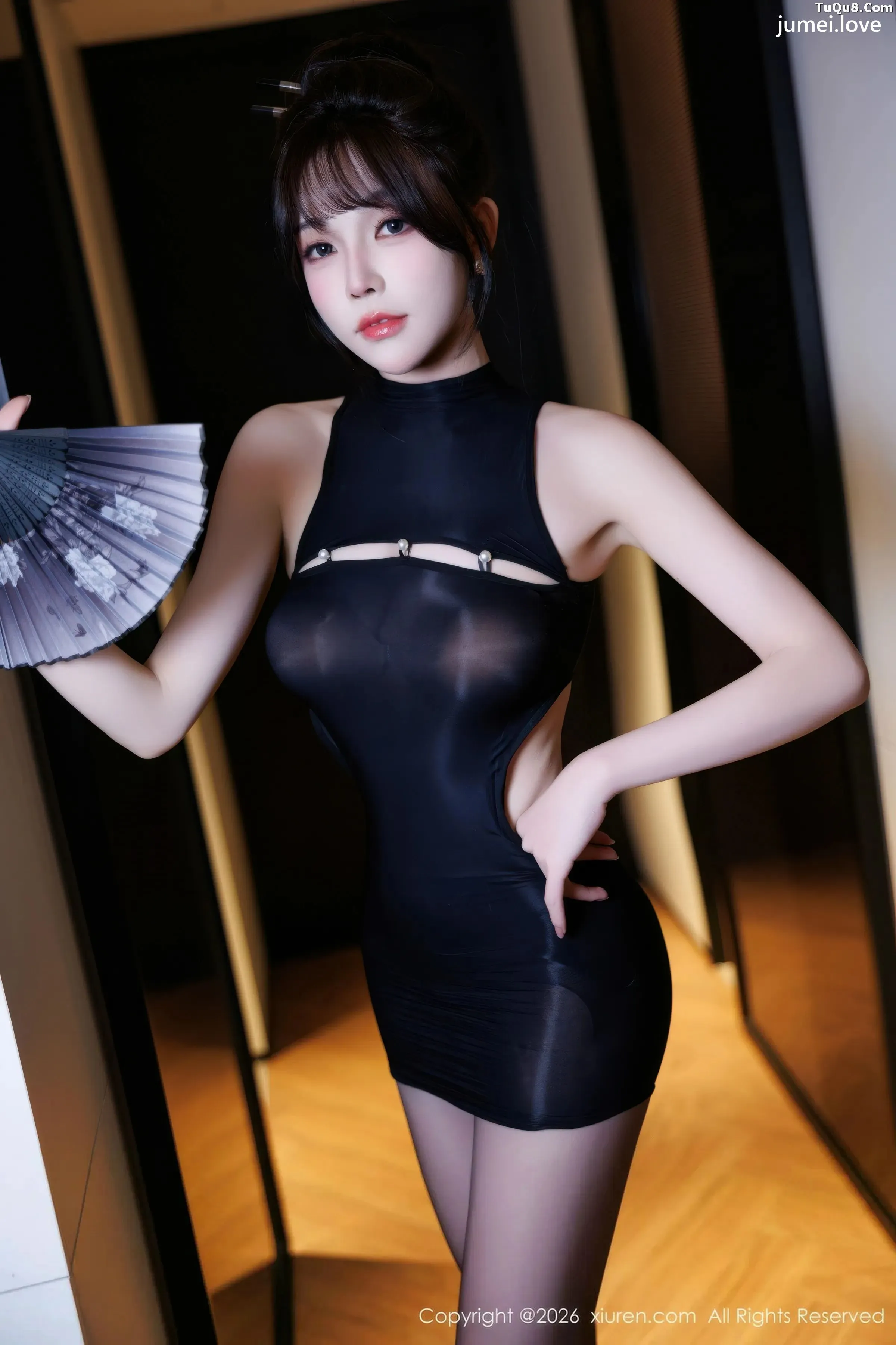 莉芝荔枝性感黑色西服配超薄黑丝秀曼妙身姿迷人绝美写真100P 第54张