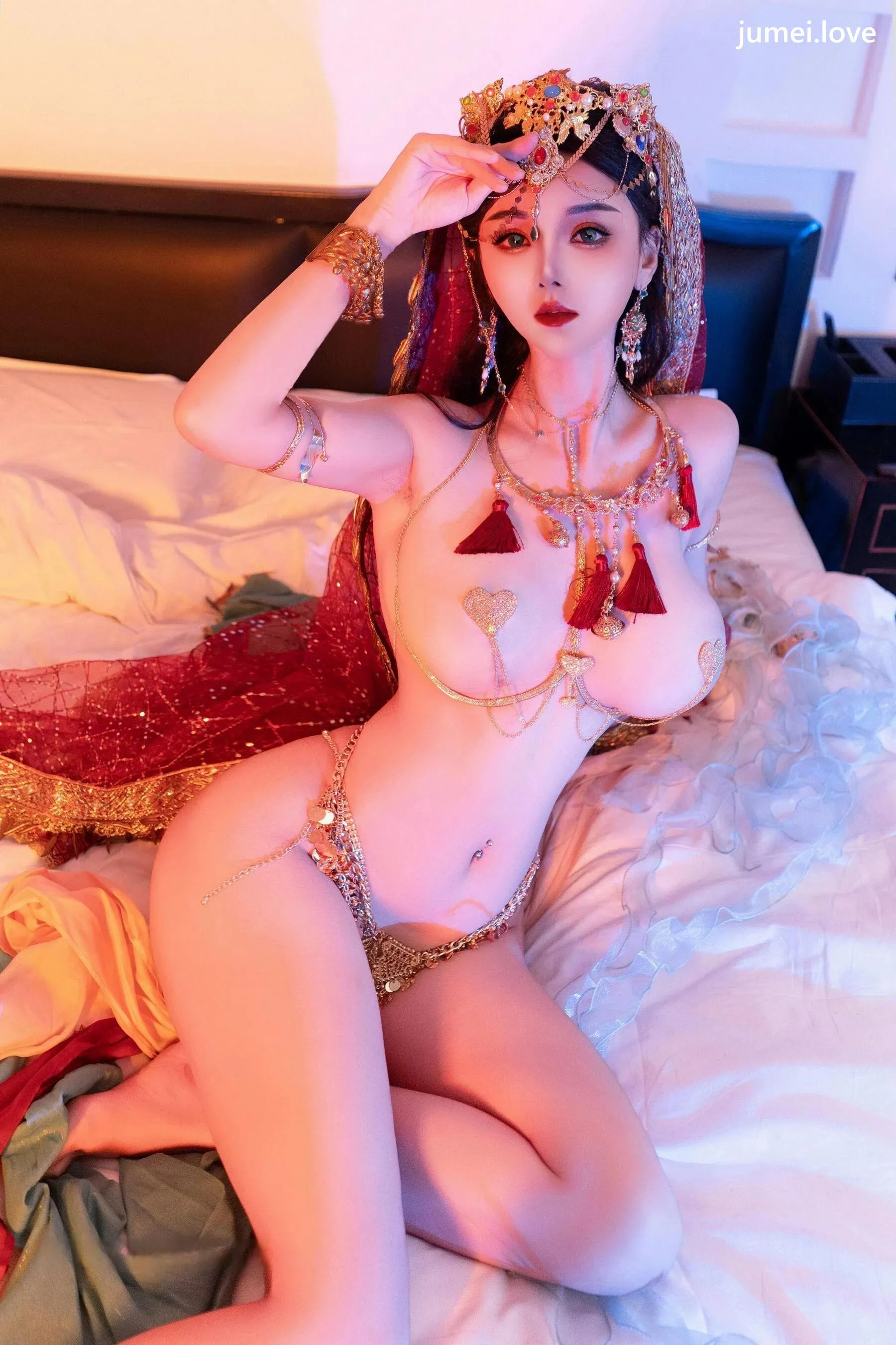 不吃冰淇淋 诱人私拍福利 芭比娃娃敦煌飞天87P 第34张