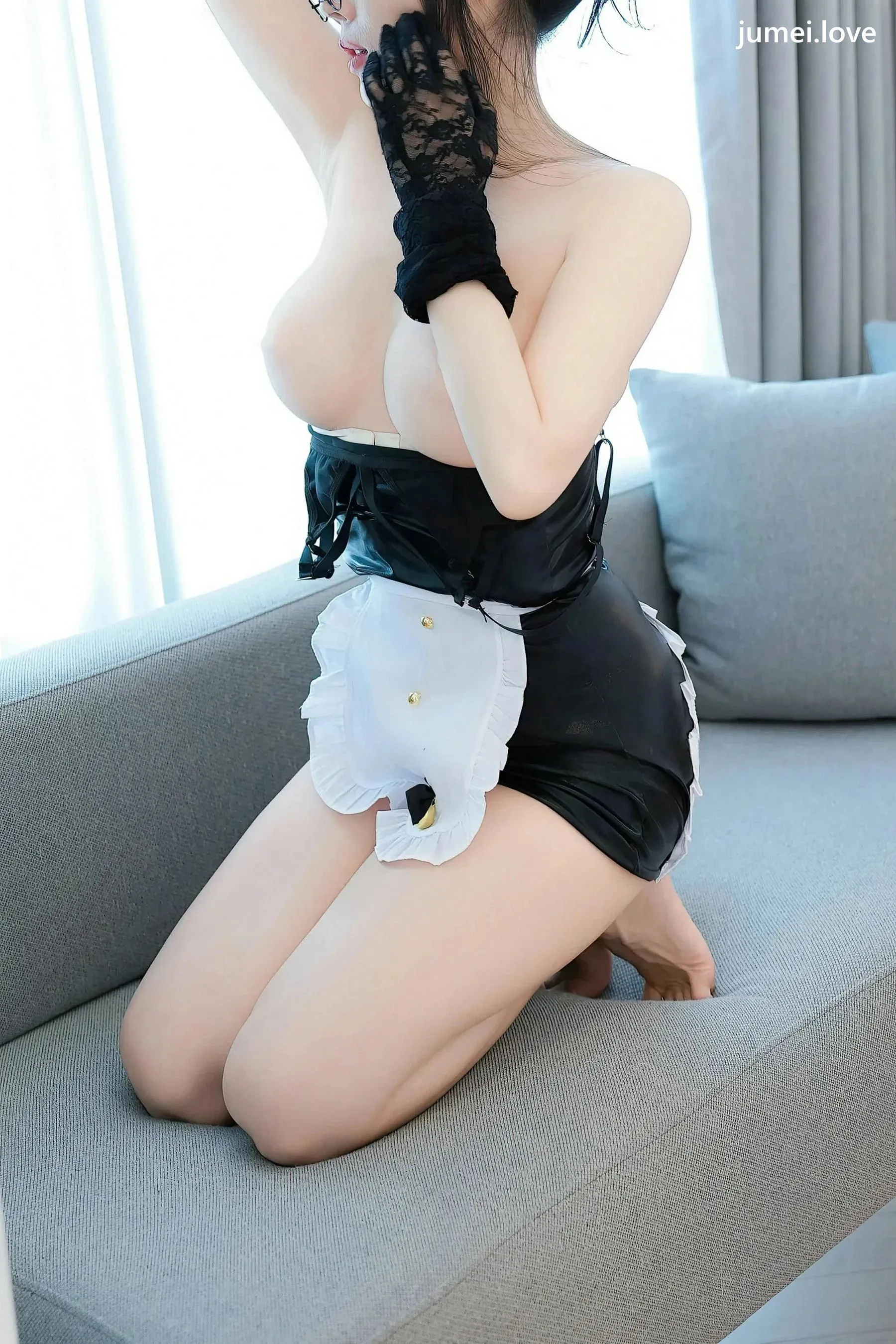 奶呼呼Moka 诱人私拍福利 情趣兔女仆92P 第36张