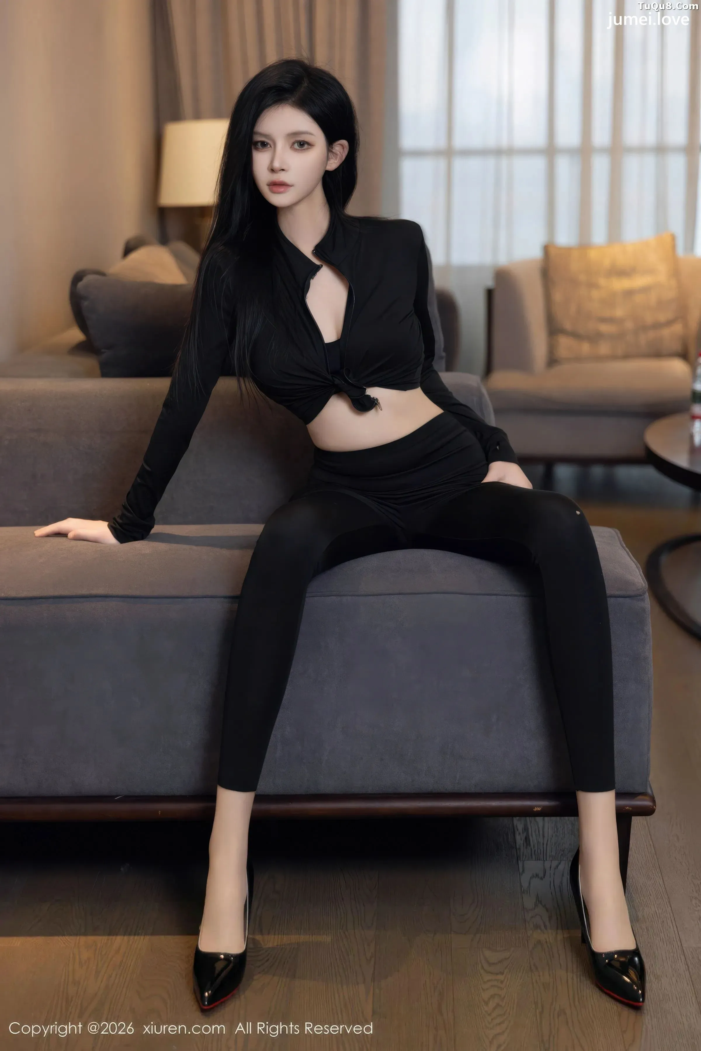 沈如斯性感黑色情趣服饰配超薄肉丝秀曼妙身材绝美写真85P 第10张