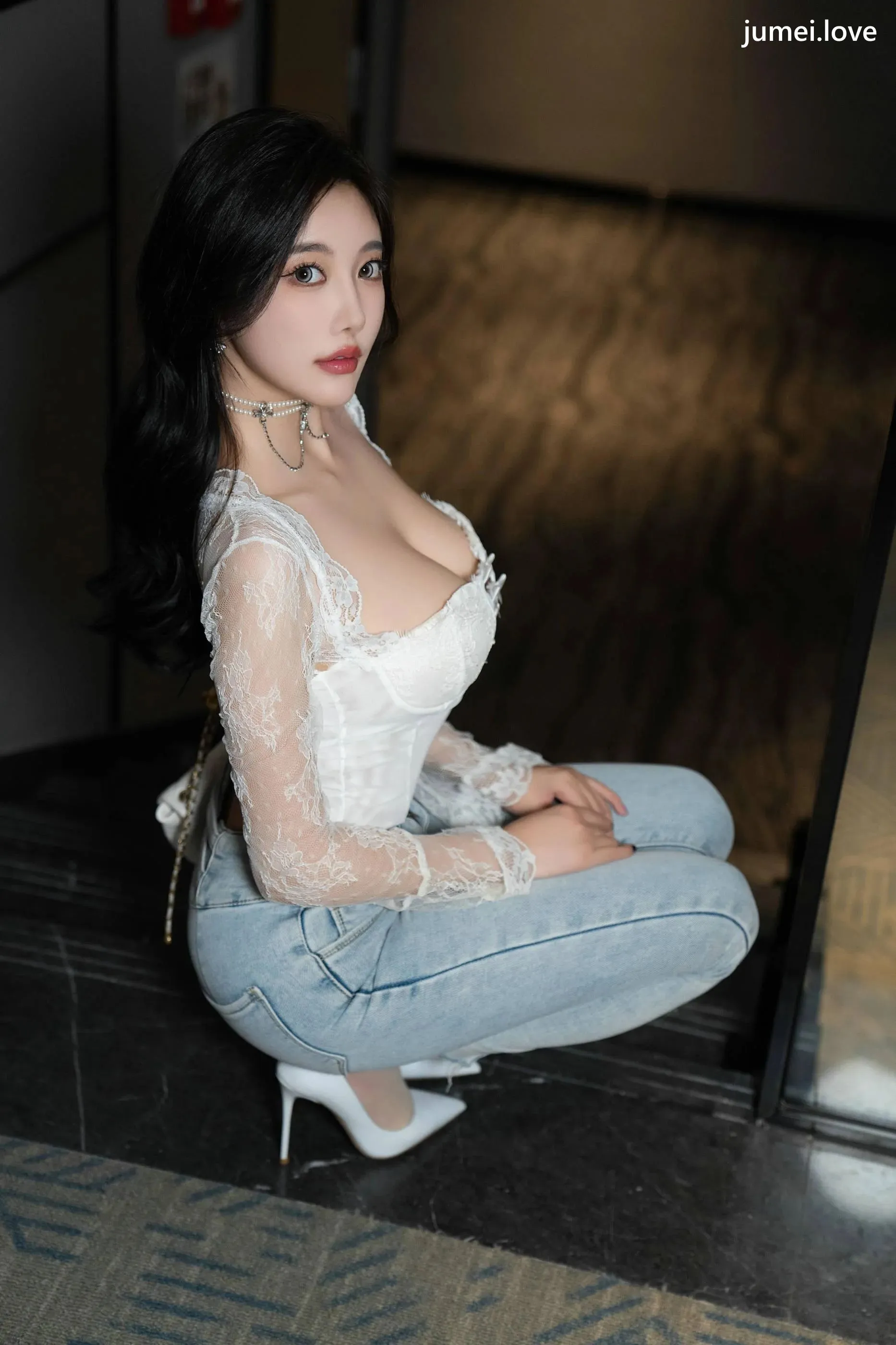 杨晨晨 诱人私拍福利 简约牛仔裤81P 第16张