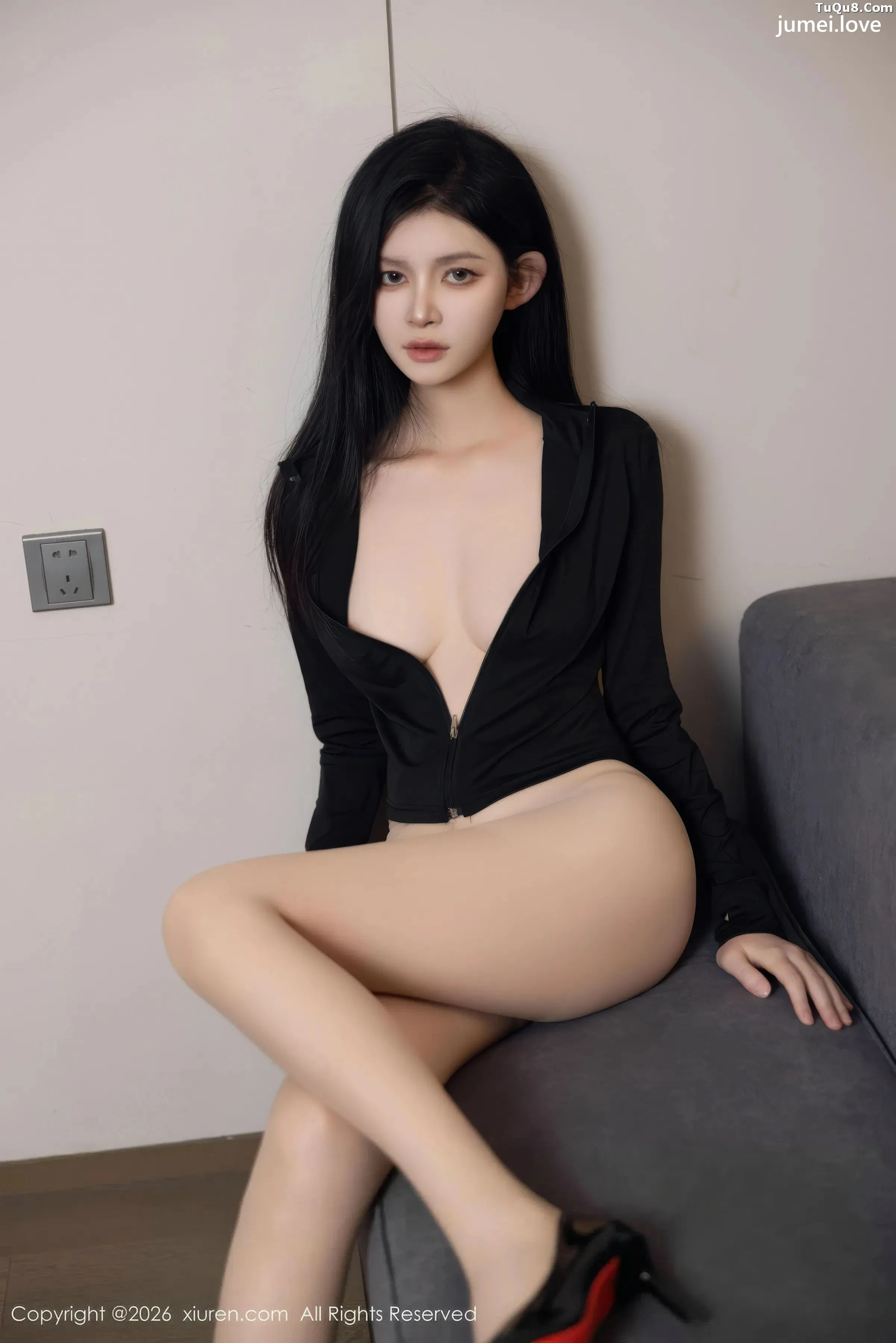 沈如斯性感黑色情趣服饰配超薄肉丝秀曼妙身材绝美写真85P 第47张