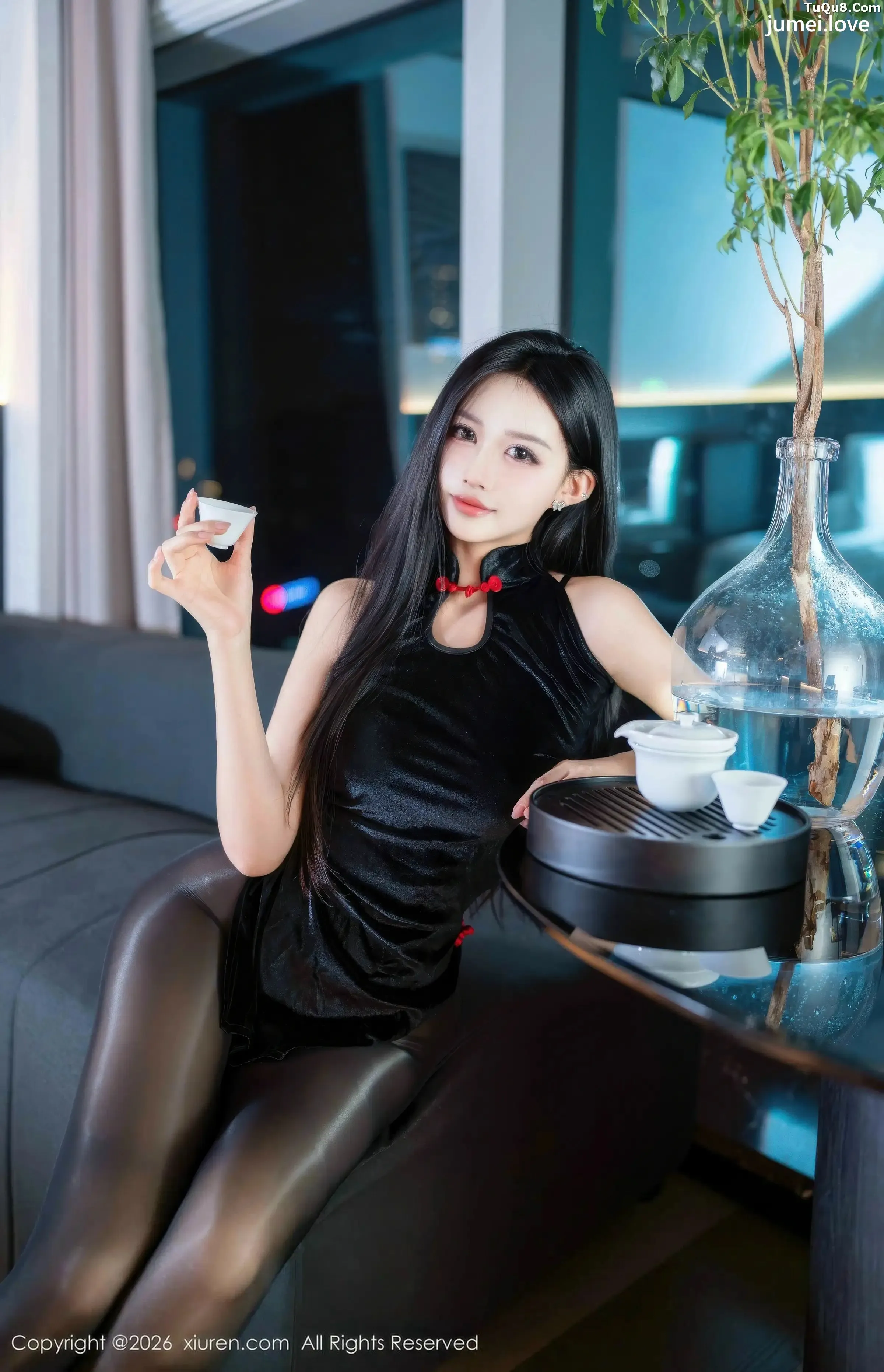 shelly诗莉性感黑色情趣内衣配超薄黑丝秀曼妙身姿绝美写真75P 第15张