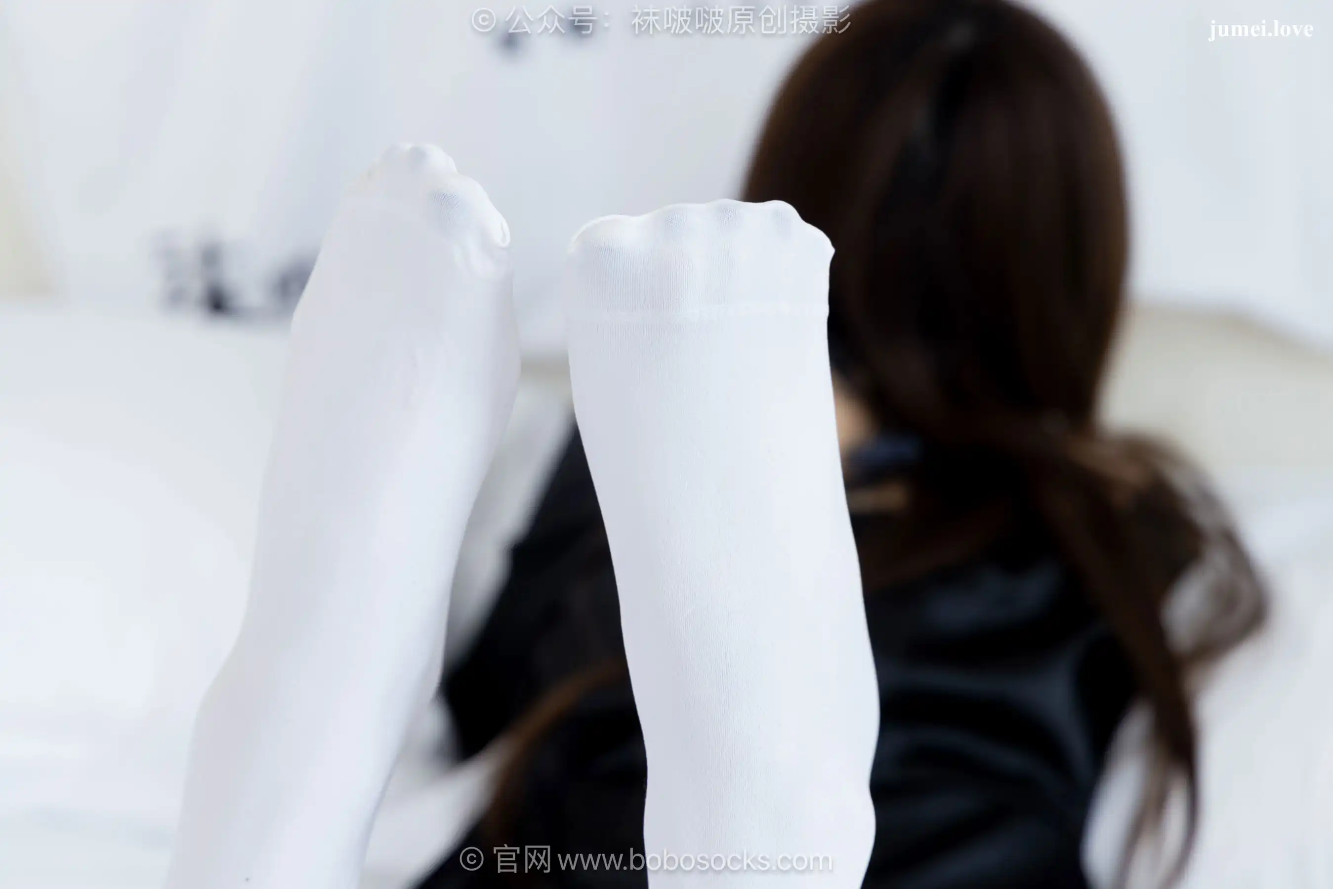 BoBoSocks袜啵啵 No.716 甜甜圈 - 高跟凉鞋、皮鞋、厚白丝大腿袜、裸足 第129张