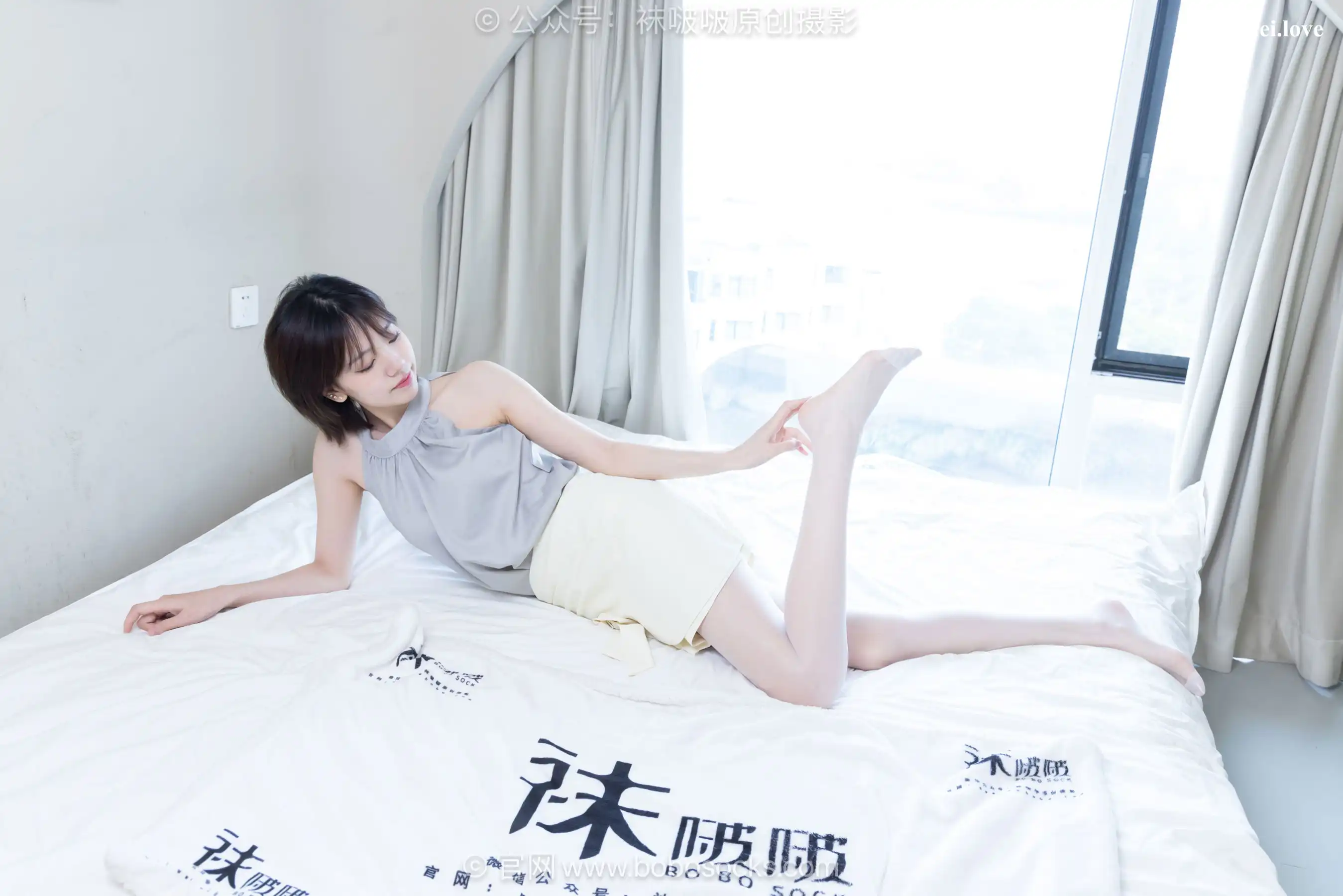 BoBoSocks袜啵啵 No.717 小甜豆 - 高跟鞋、薄白丝 第31张