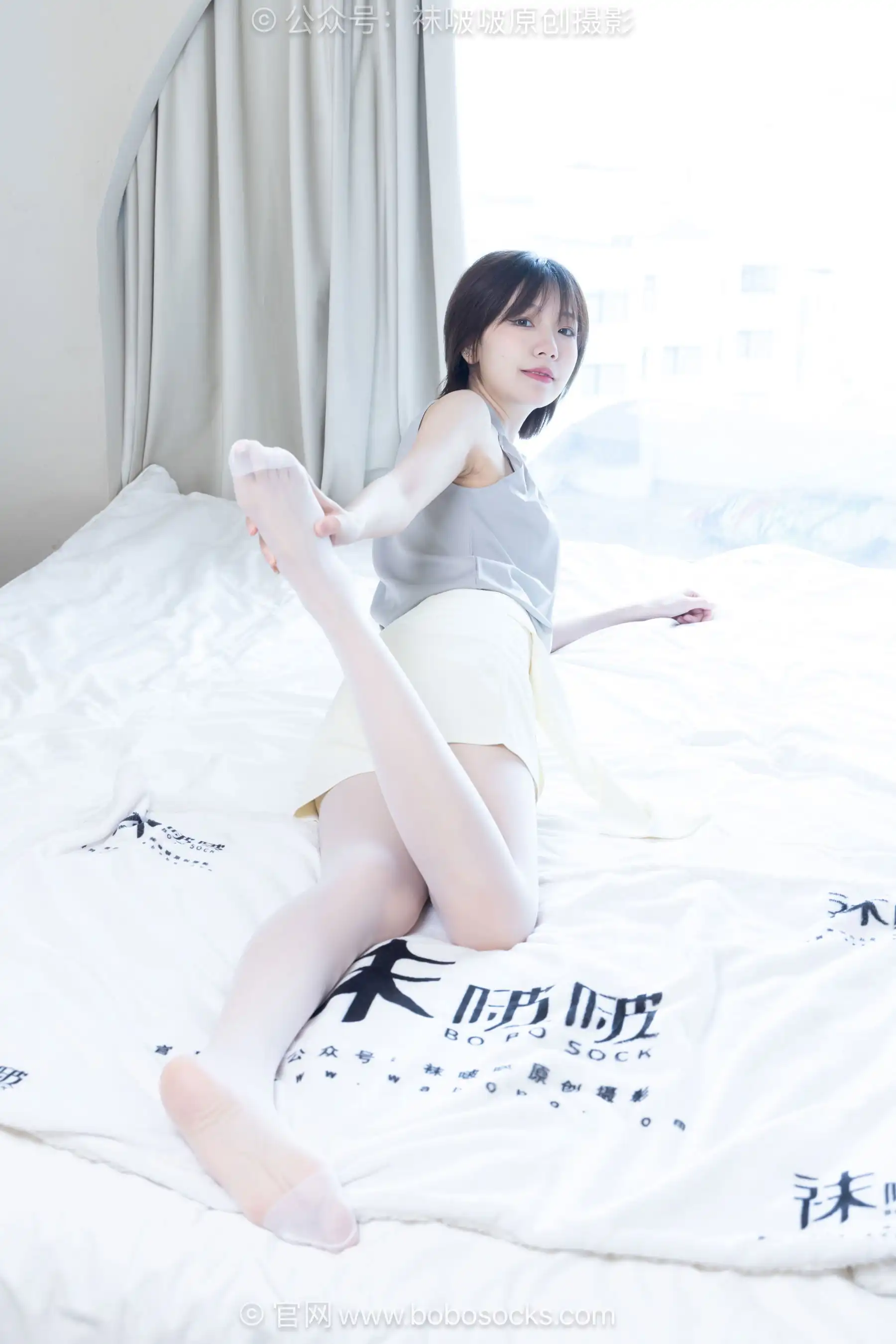 BoBoSocks袜啵啵 No.717 小甜豆 - 高跟鞋、薄白丝 第44张