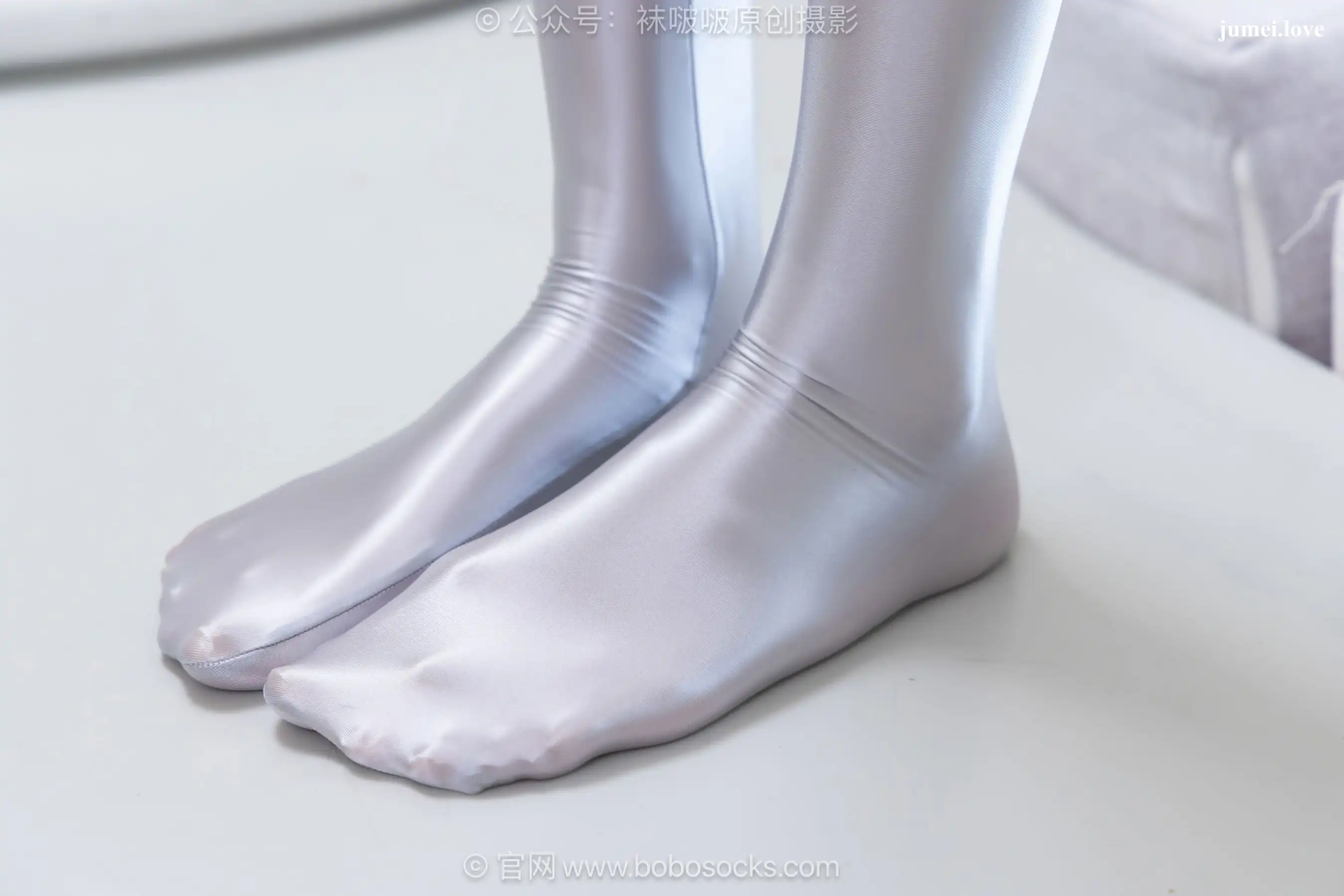 BoBoSocks袜啵啵 No.718 小甜豆 - 高跟凉鞋、银色连体衣 第99张