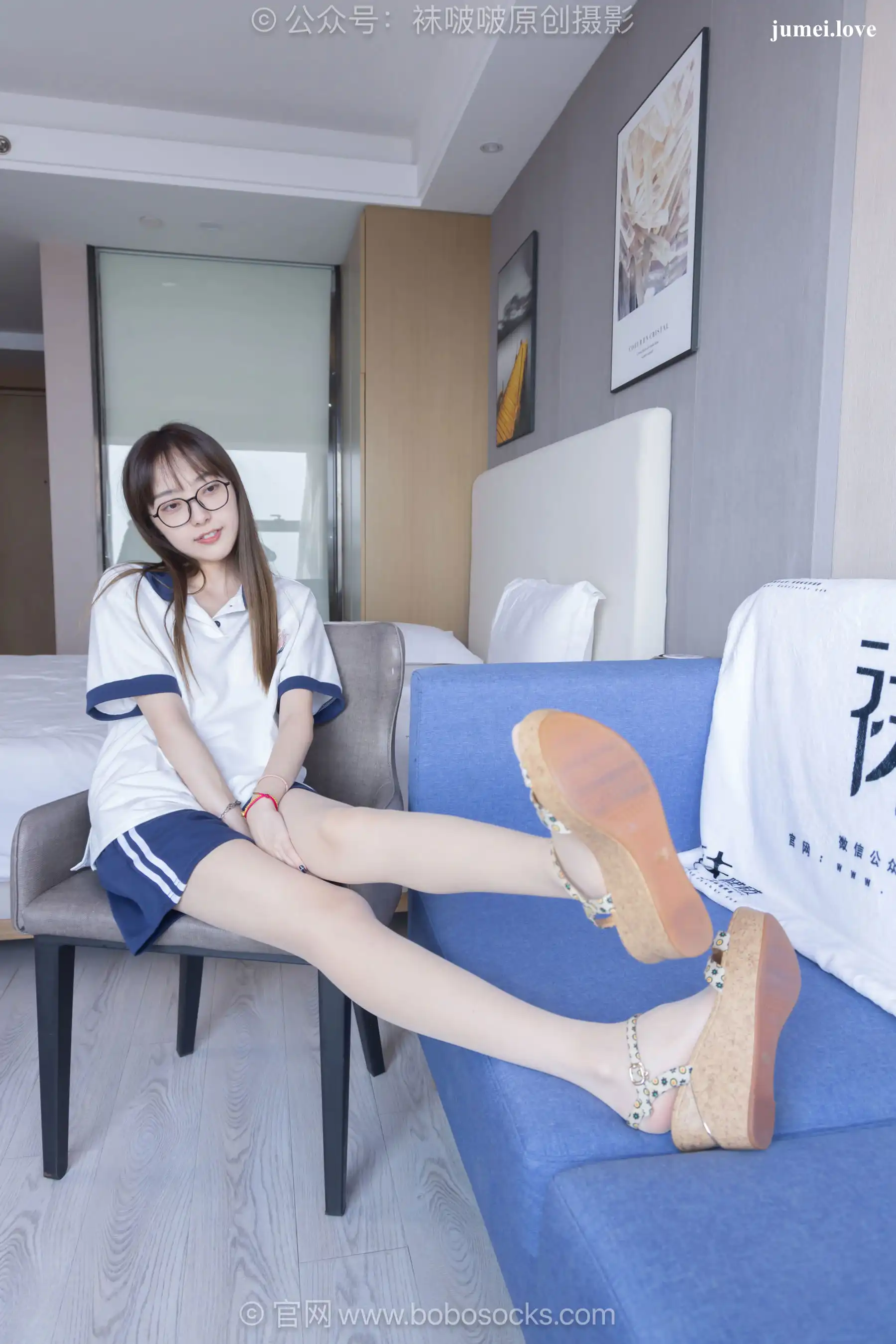 BoBoSocks袜啵啵 No.719 稚予 - 透明高跟鞋、高跟凉鞋、薄肉丝 第146张