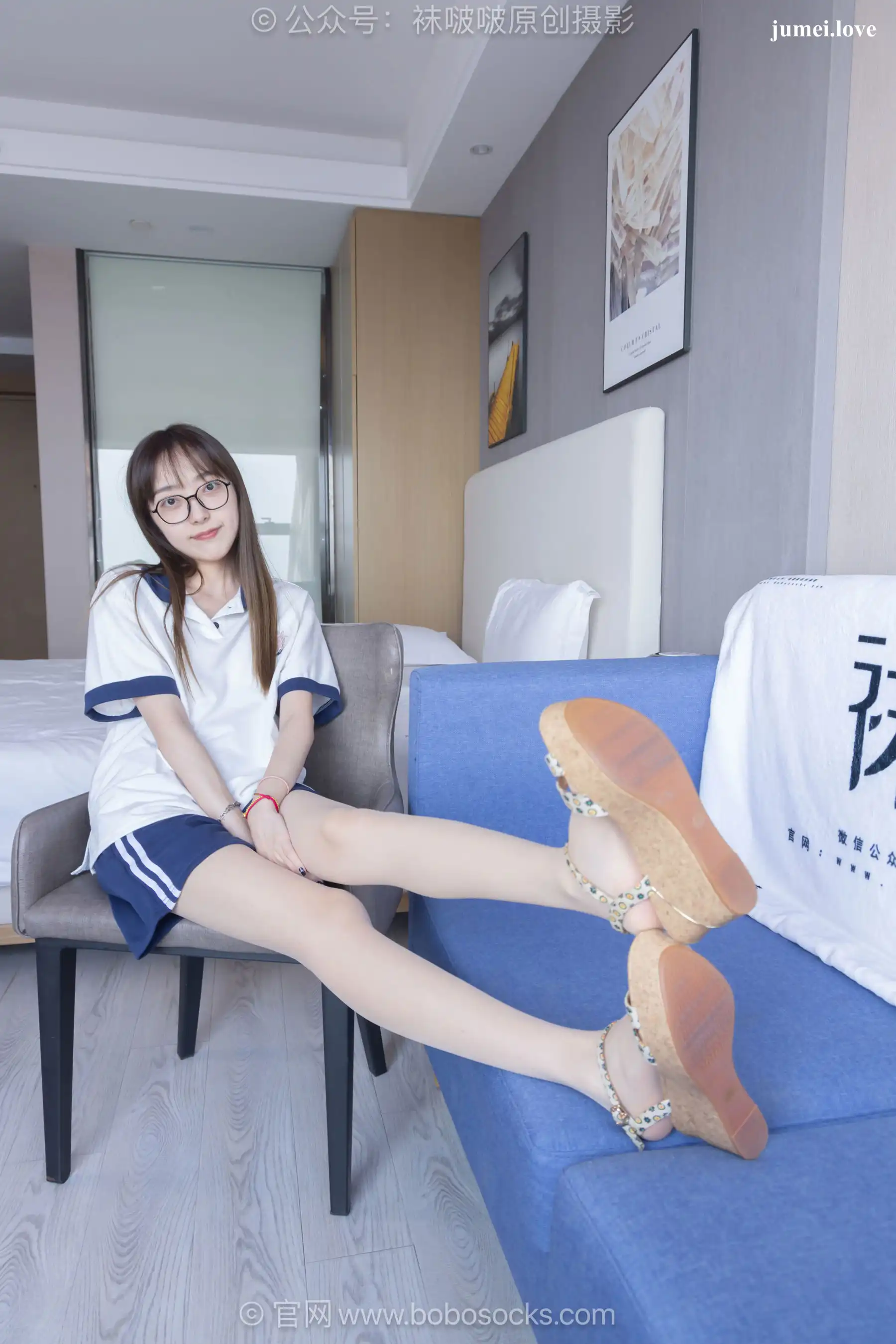 BoBoSocks袜啵啵 No.719 稚予 - 透明高跟鞋、高跟凉鞋、薄肉丝 第147张