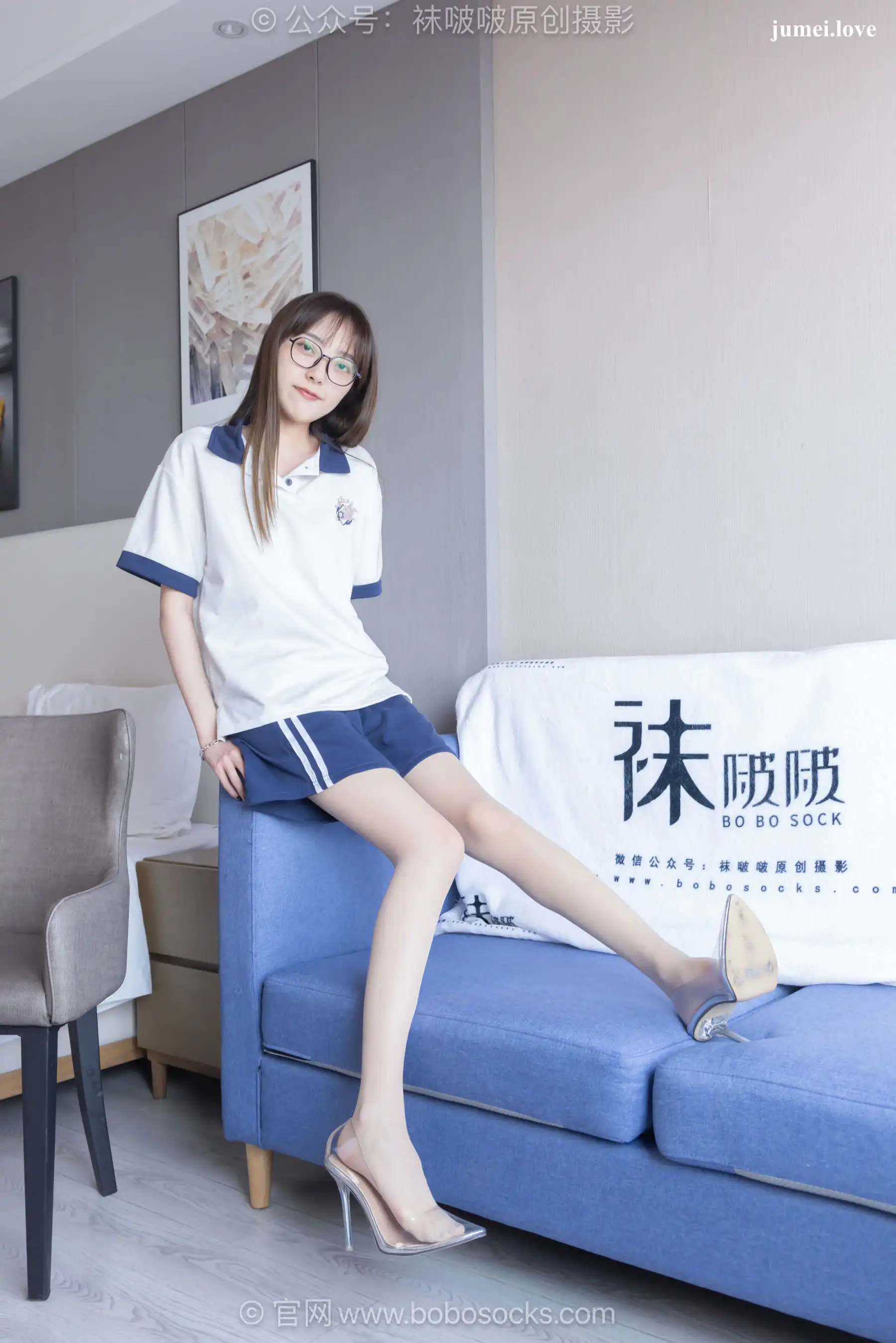 BoBoSocks袜啵啵 No.719 稚予 - 透明高跟鞋、高跟凉鞋、薄肉丝 第84张