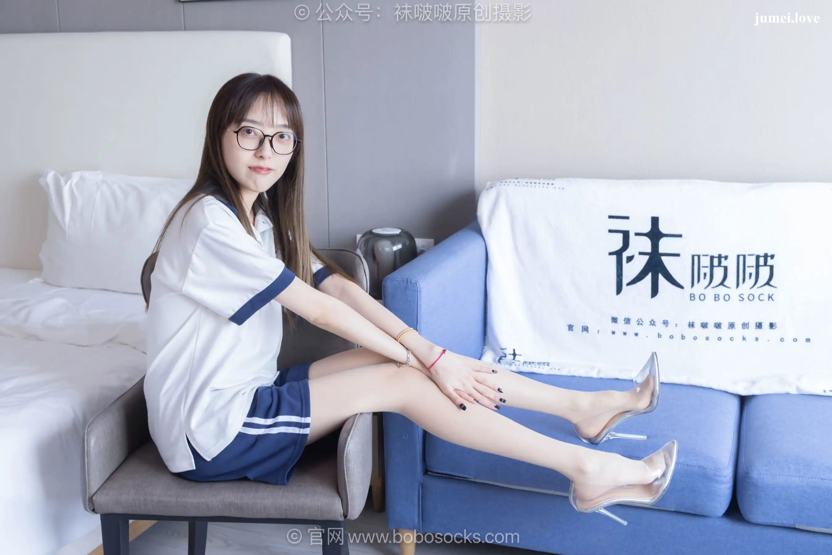 BoBoSocks袜啵啵 No.719 稚予 - 透明高跟鞋、高跟凉鞋、薄肉丝 第99张