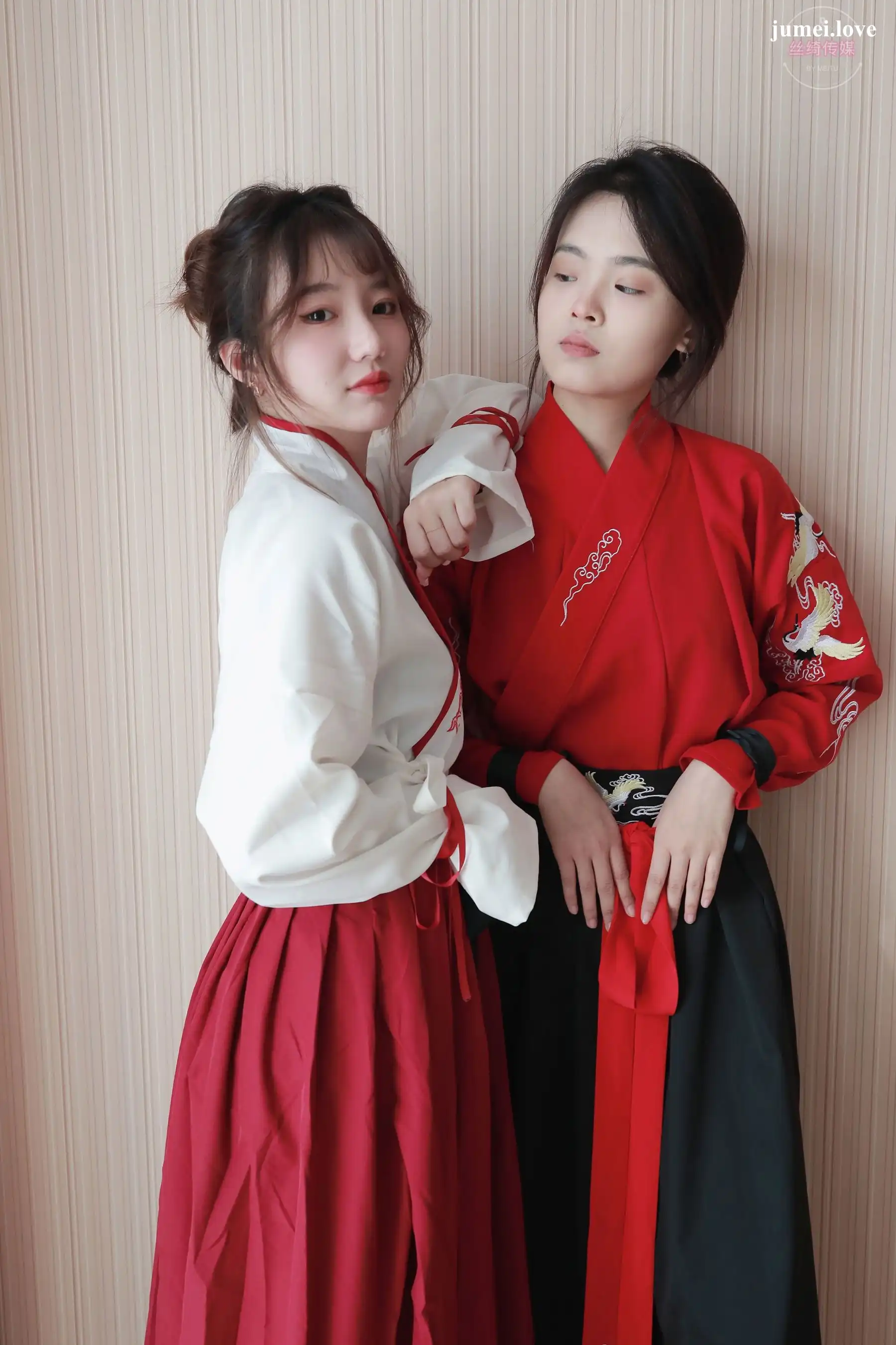 凡夫摄影 - 可菲&晓莲 红色古装汉服丝足 第21张