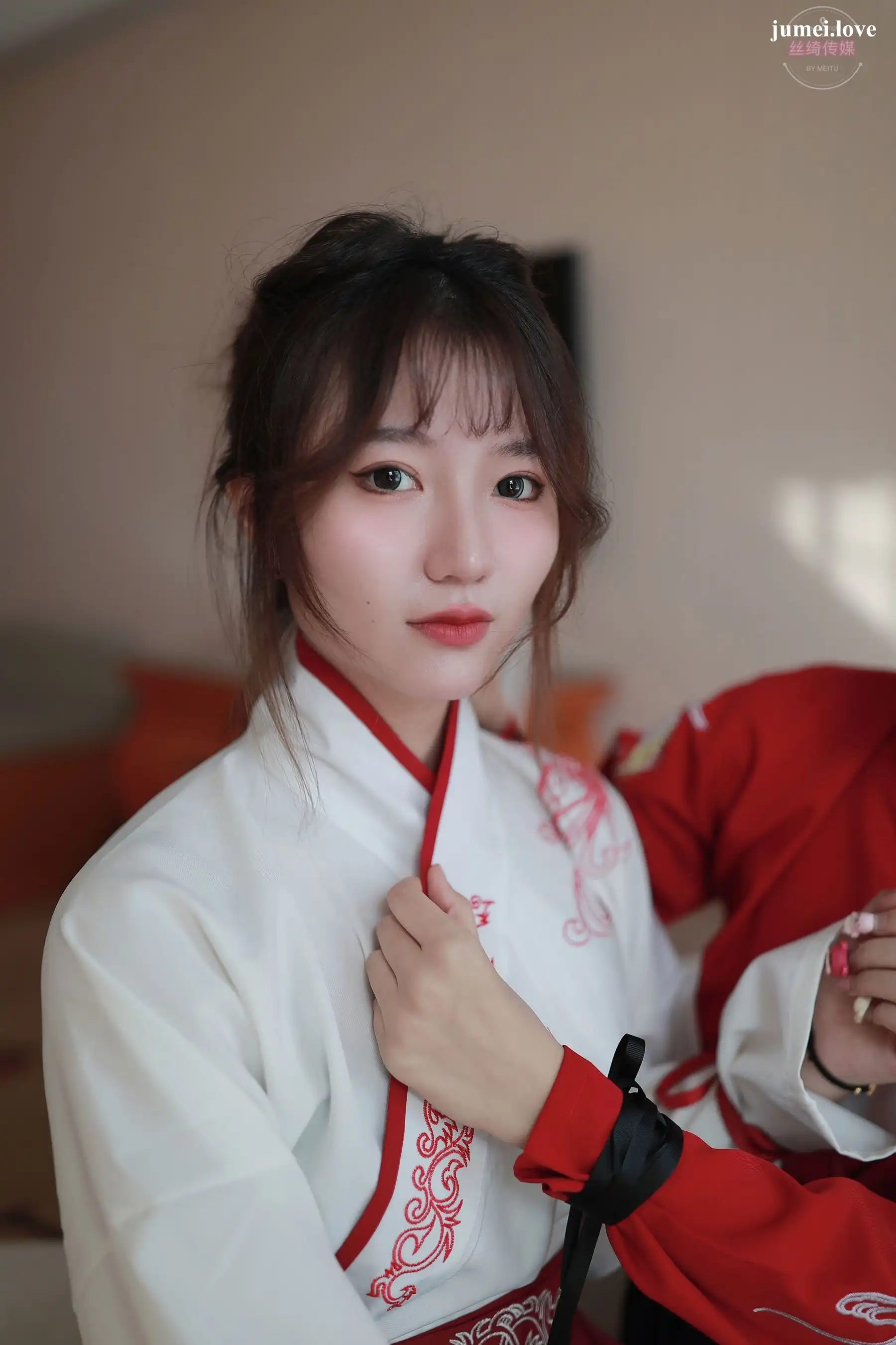 凡夫摄影 - 可菲&晓莲 红色古装汉服丝足 第52张