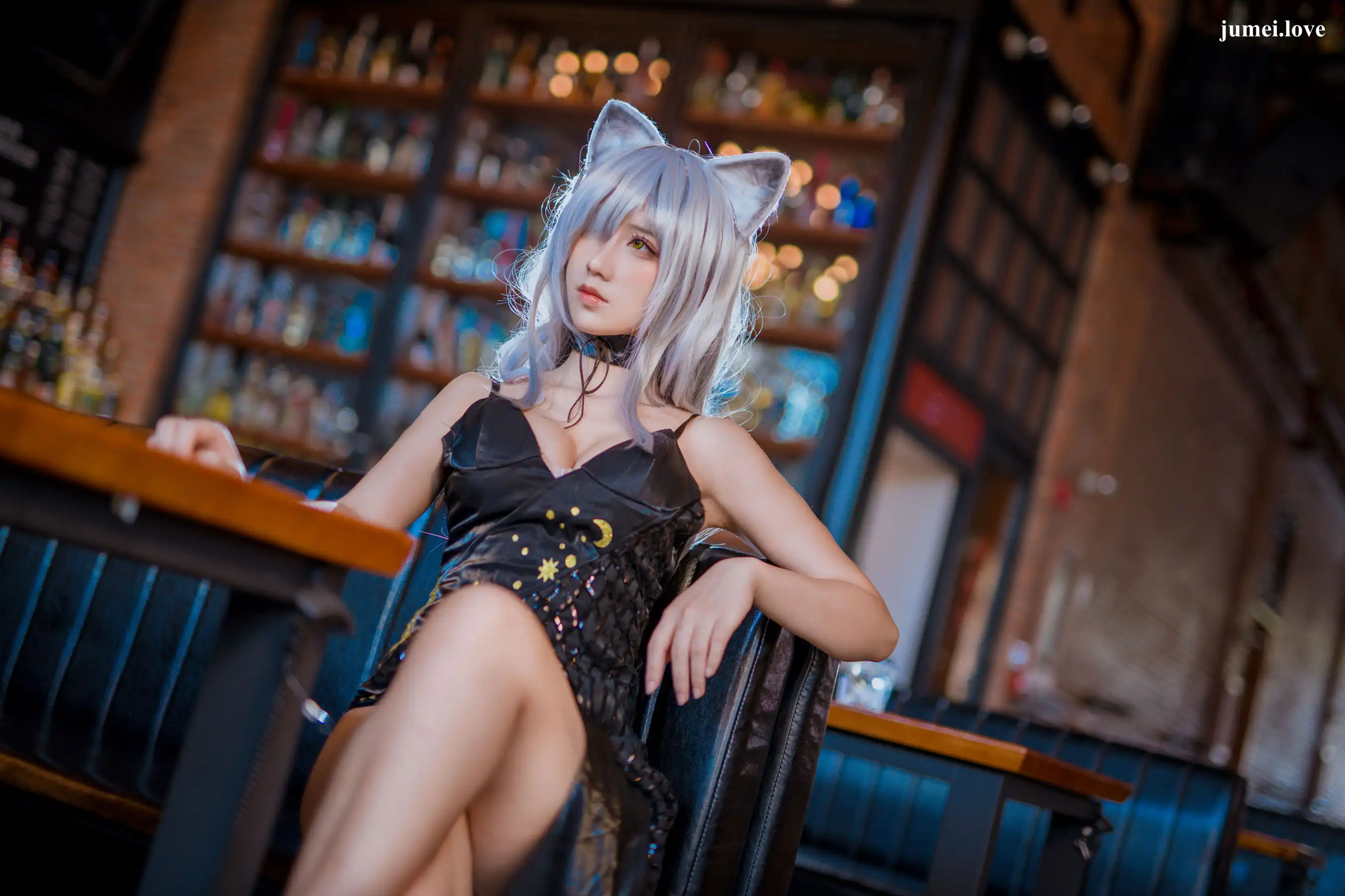 动漫博主九曲Jean - 明日方舟 黑·周年礼服 第3张