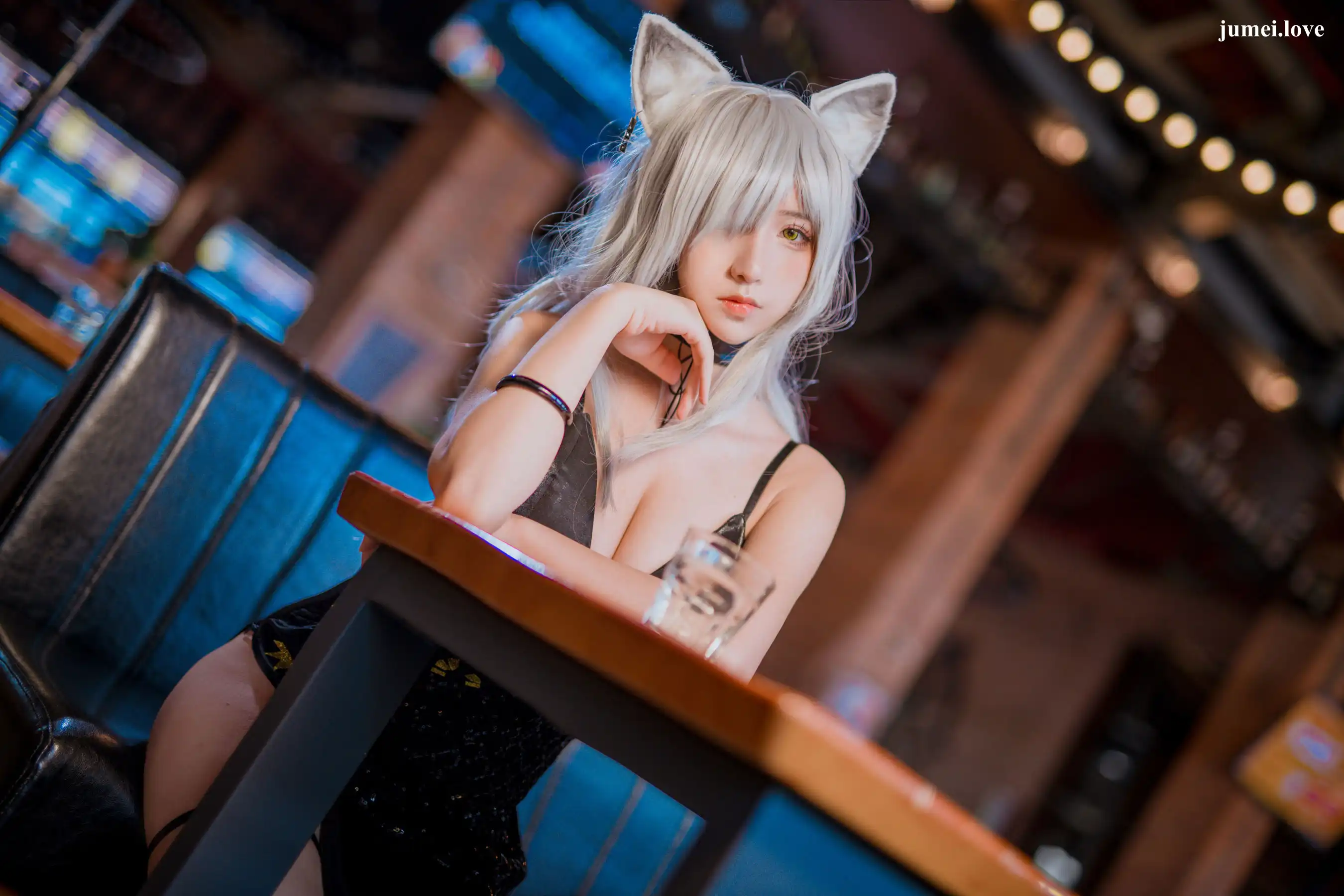 动漫博主九曲Jean - 明日方舟 黑·周年礼服 第6张