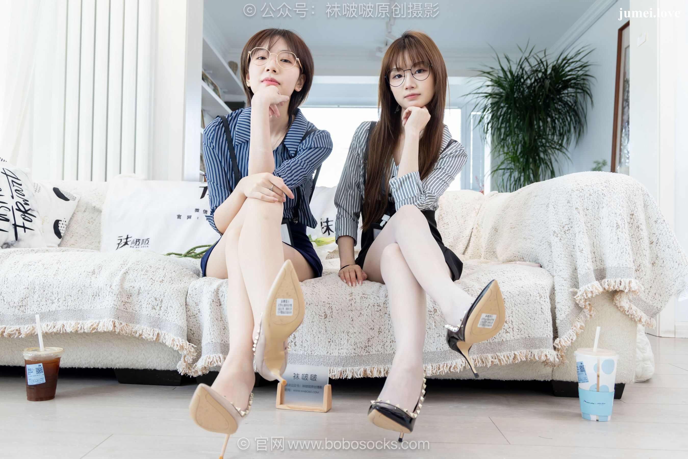 BoBoSocks袜啵啵 No.720 小甜豆&甜甜圈 - 高跟鞋、薄肉丝、油亮薄白丝 第80张