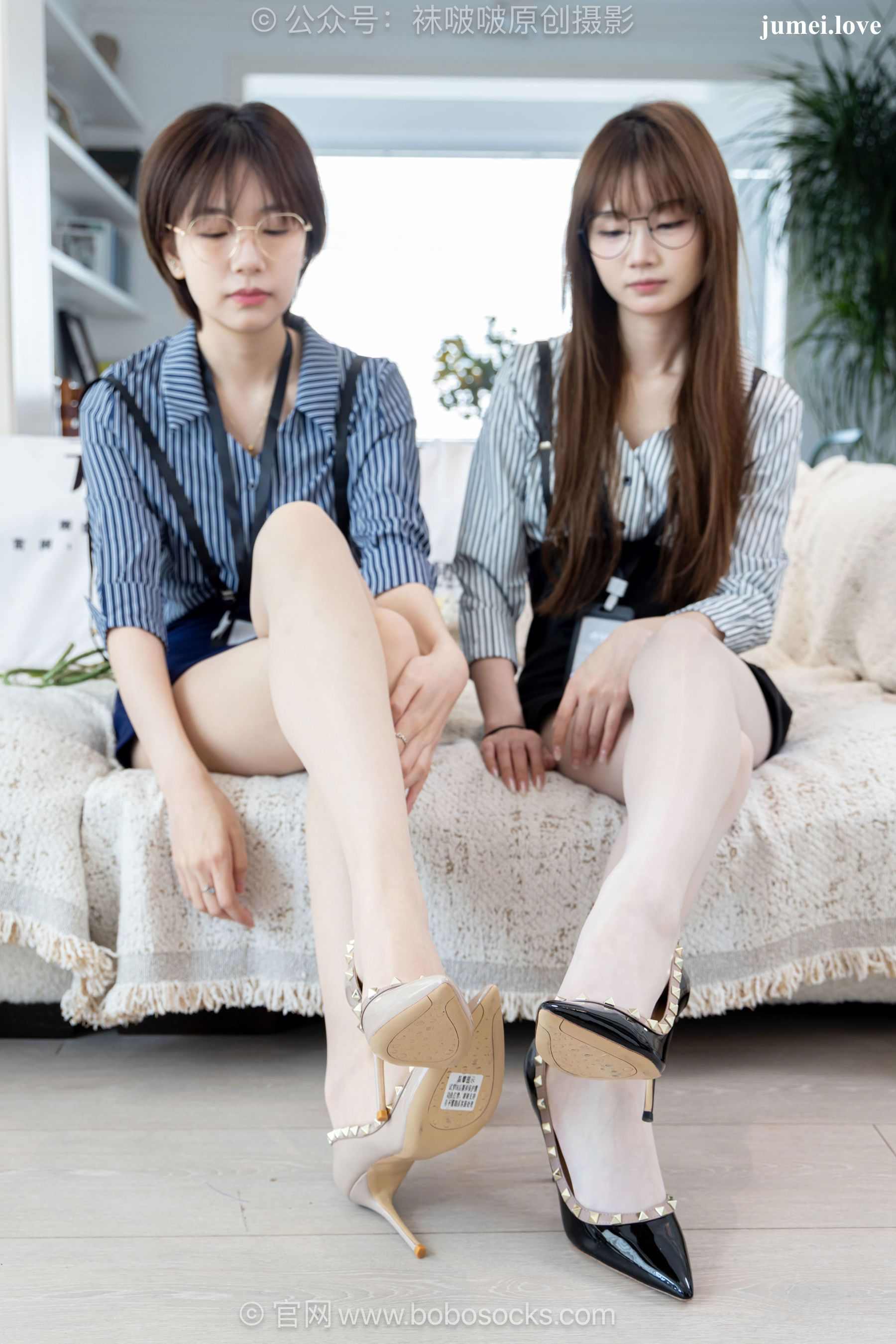 BoBoSocks袜啵啵 No.720 小甜豆&甜甜圈 - 高跟鞋、薄肉丝、油亮薄白丝 第85张