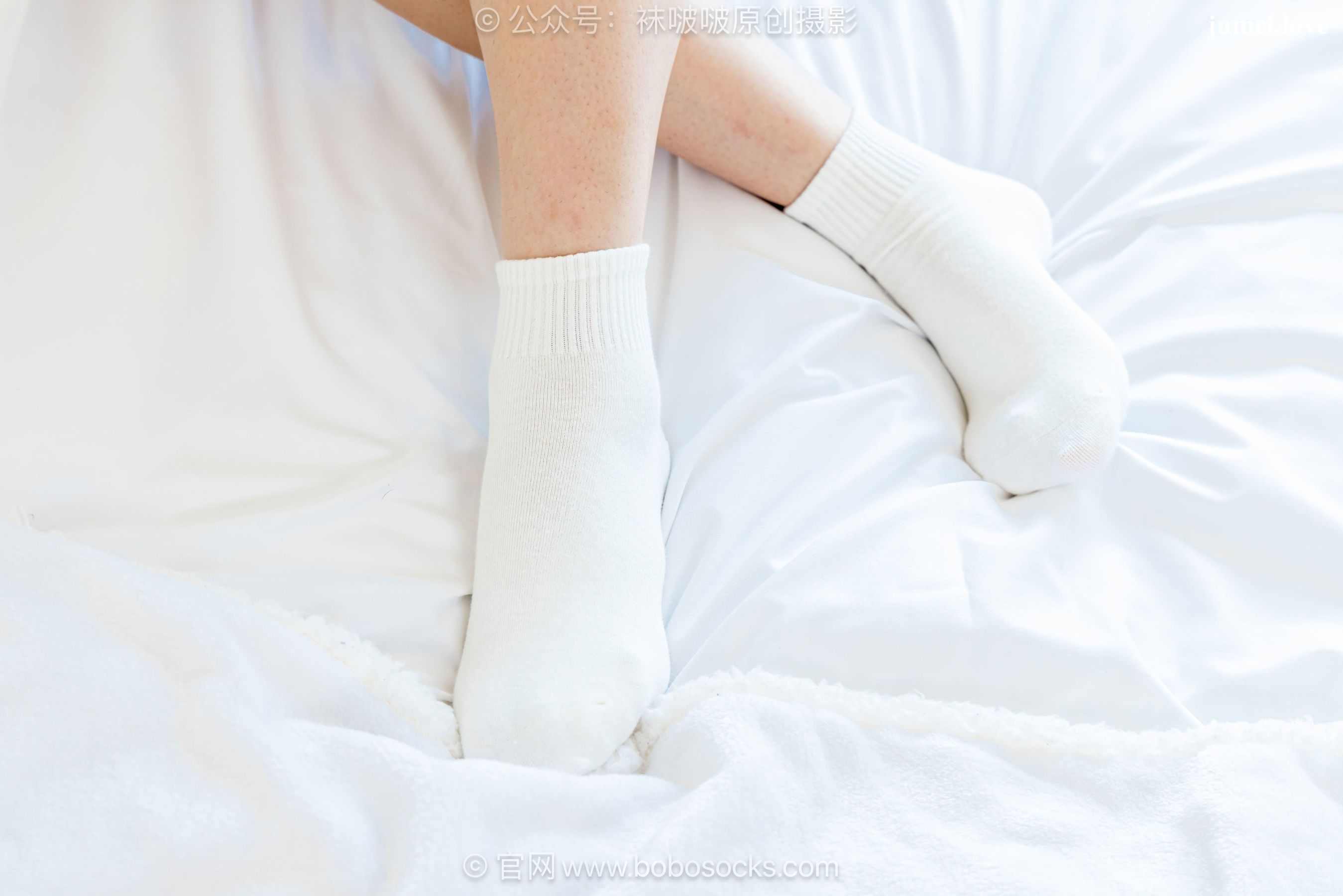 BoBoSocks袜啵啵 No.723 珍珠 - 德训鞋、纯白棉袜、裸足 第119张