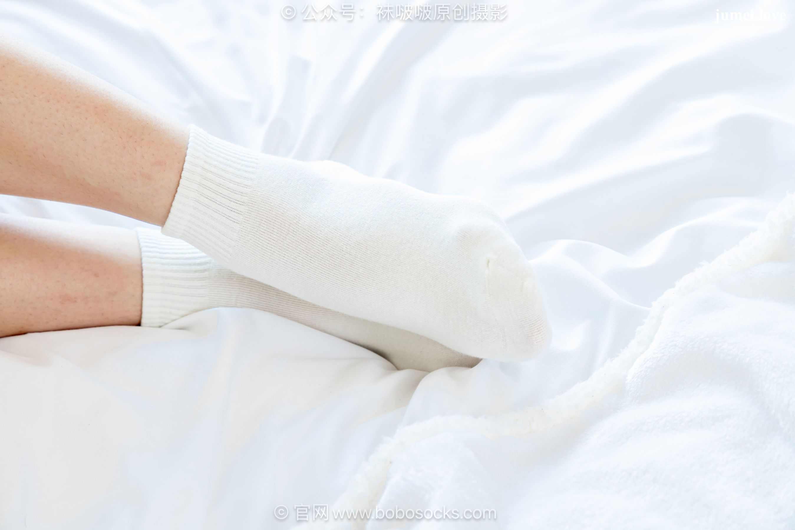 BoBoSocks袜啵啵 No.723 珍珠 - 德训鞋、纯白棉袜、裸足 第120张