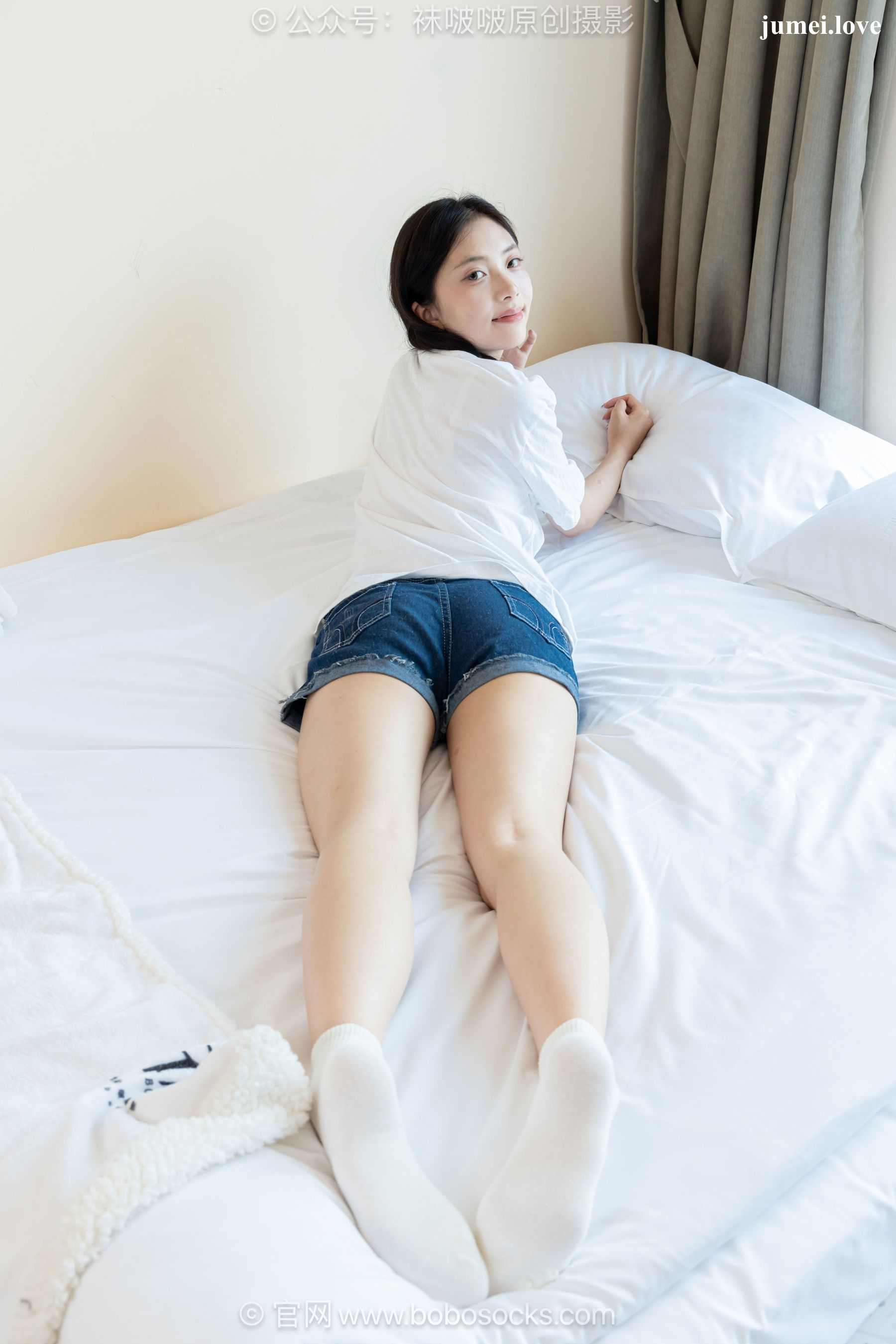 BoBoSocks袜啵啵 No.723 珍珠 - 德训鞋、纯白棉袜、裸足 第138张