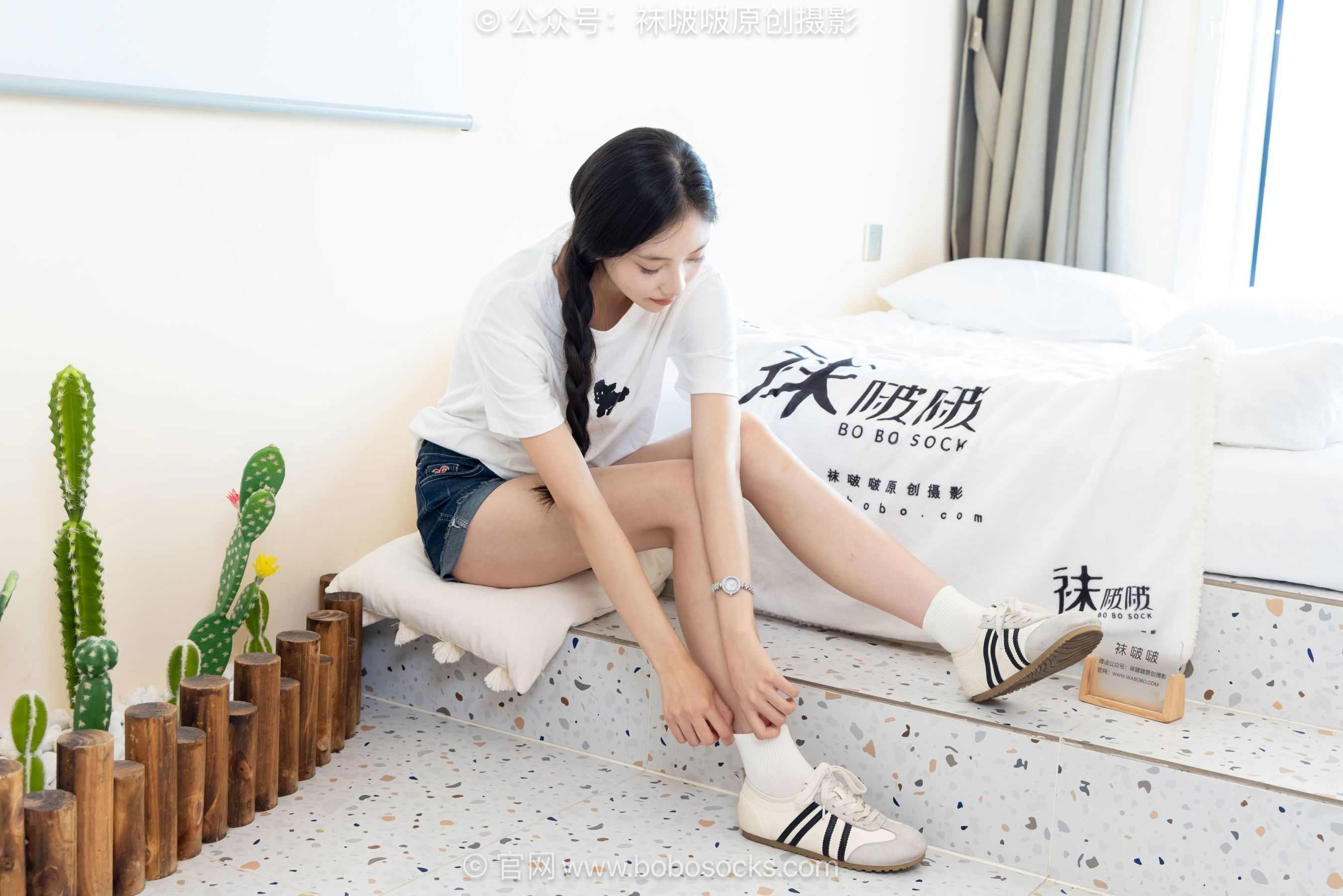 BoBoSocks袜啵啵 No.723 珍珠 - 德训鞋、纯白棉袜、裸足 第62张