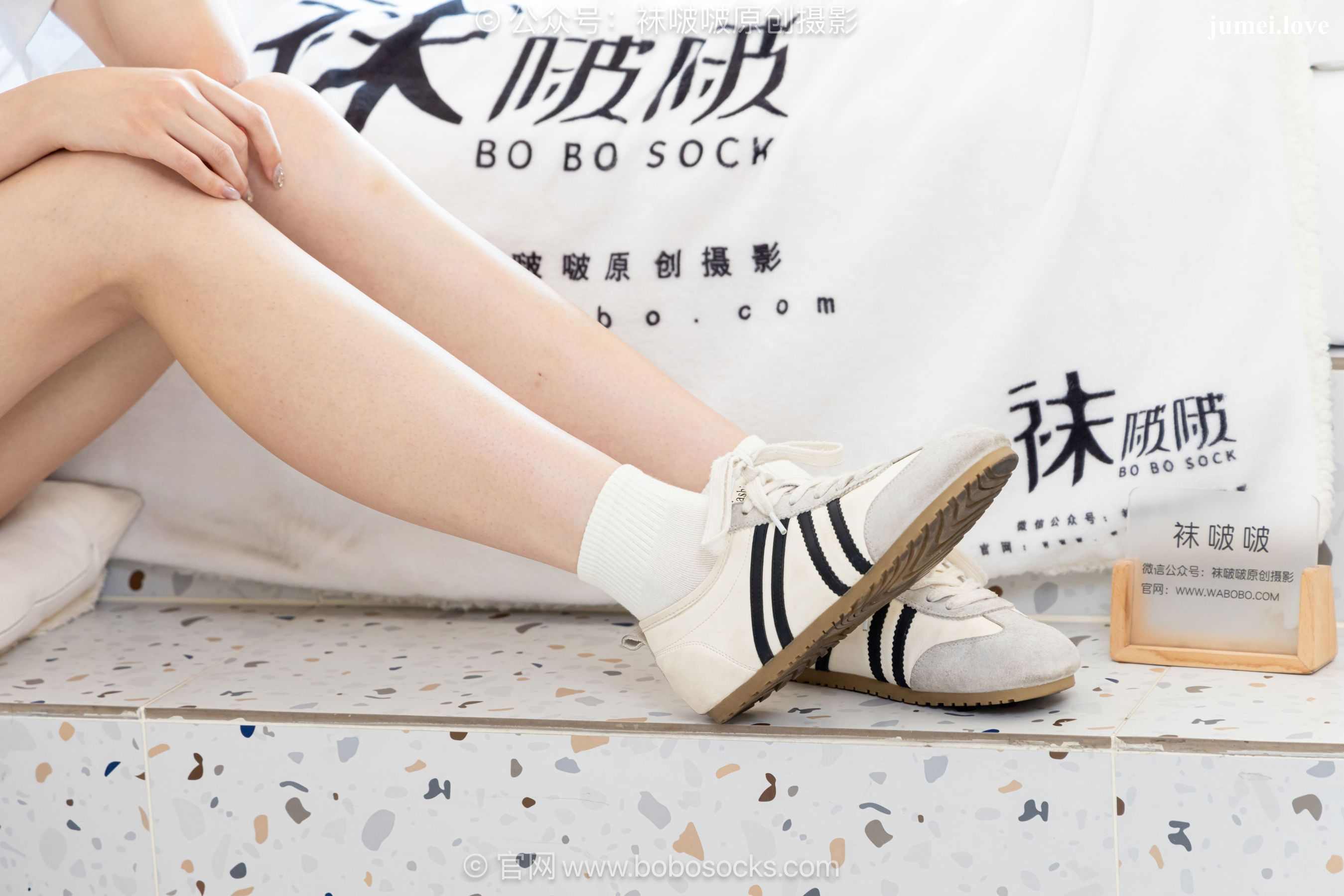 BoBoSocks袜啵啵 No.723 珍珠 - 德训鞋、纯白棉袜、裸足 第67张