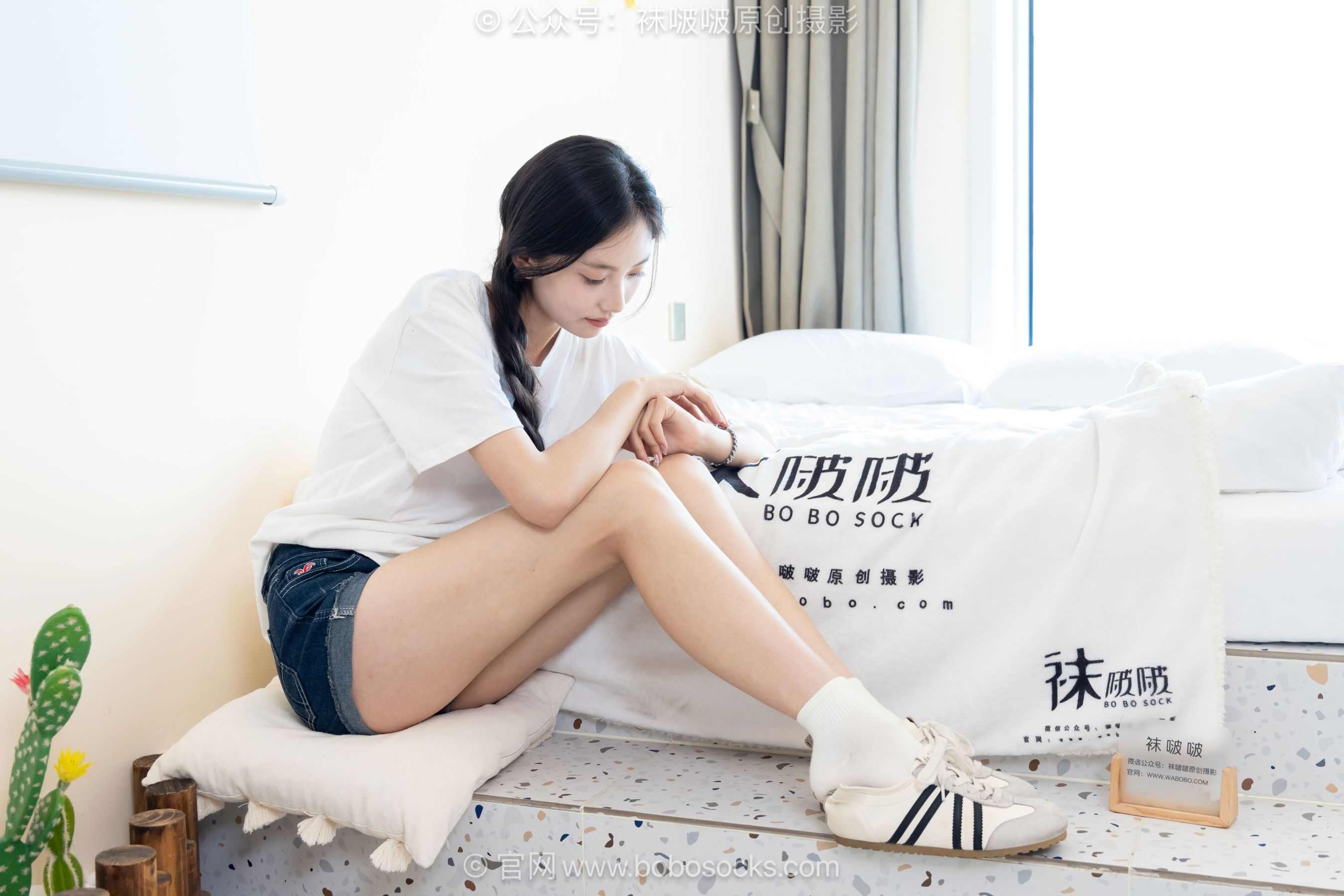 BoBoSocks袜啵啵 No.723 珍珠 - 德训鞋、纯白棉袜、裸足 第73张