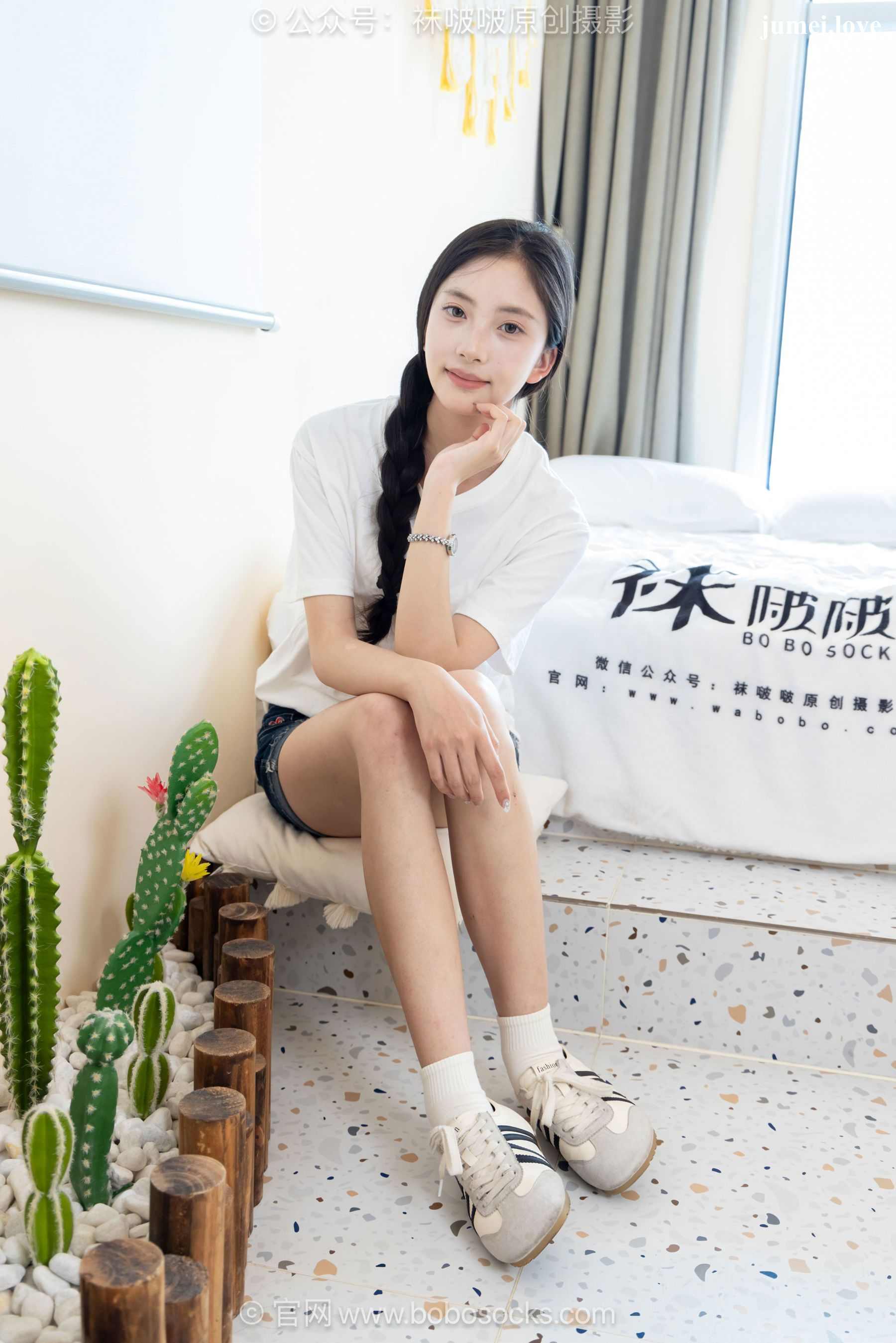 BoBoSocks袜啵啵 No.723 珍珠 - 德训鞋、纯白棉袜、裸足 第74张