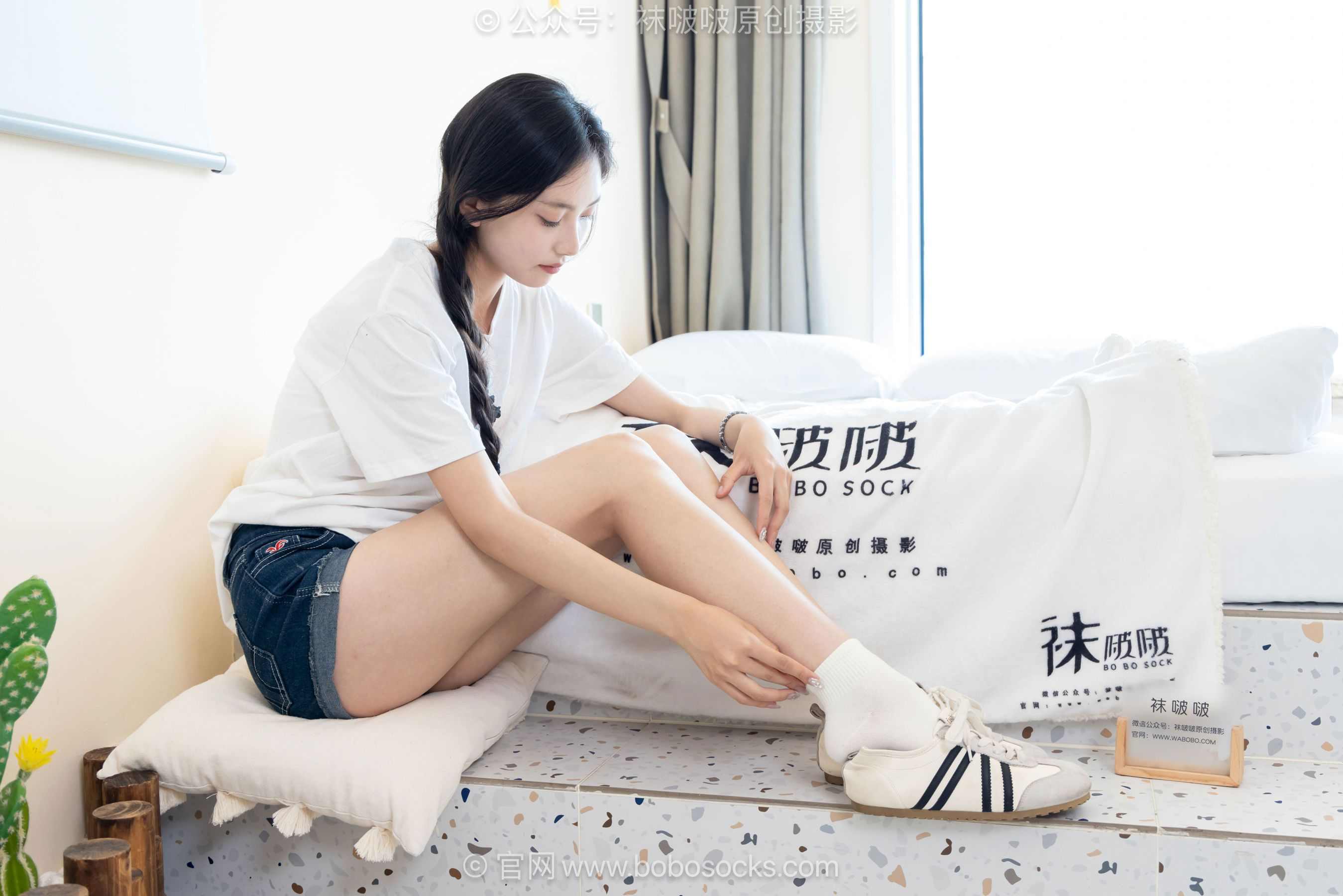 BoBoSocks袜啵啵 No.723 珍珠 - 德训鞋、纯白棉袜、裸足 第75张