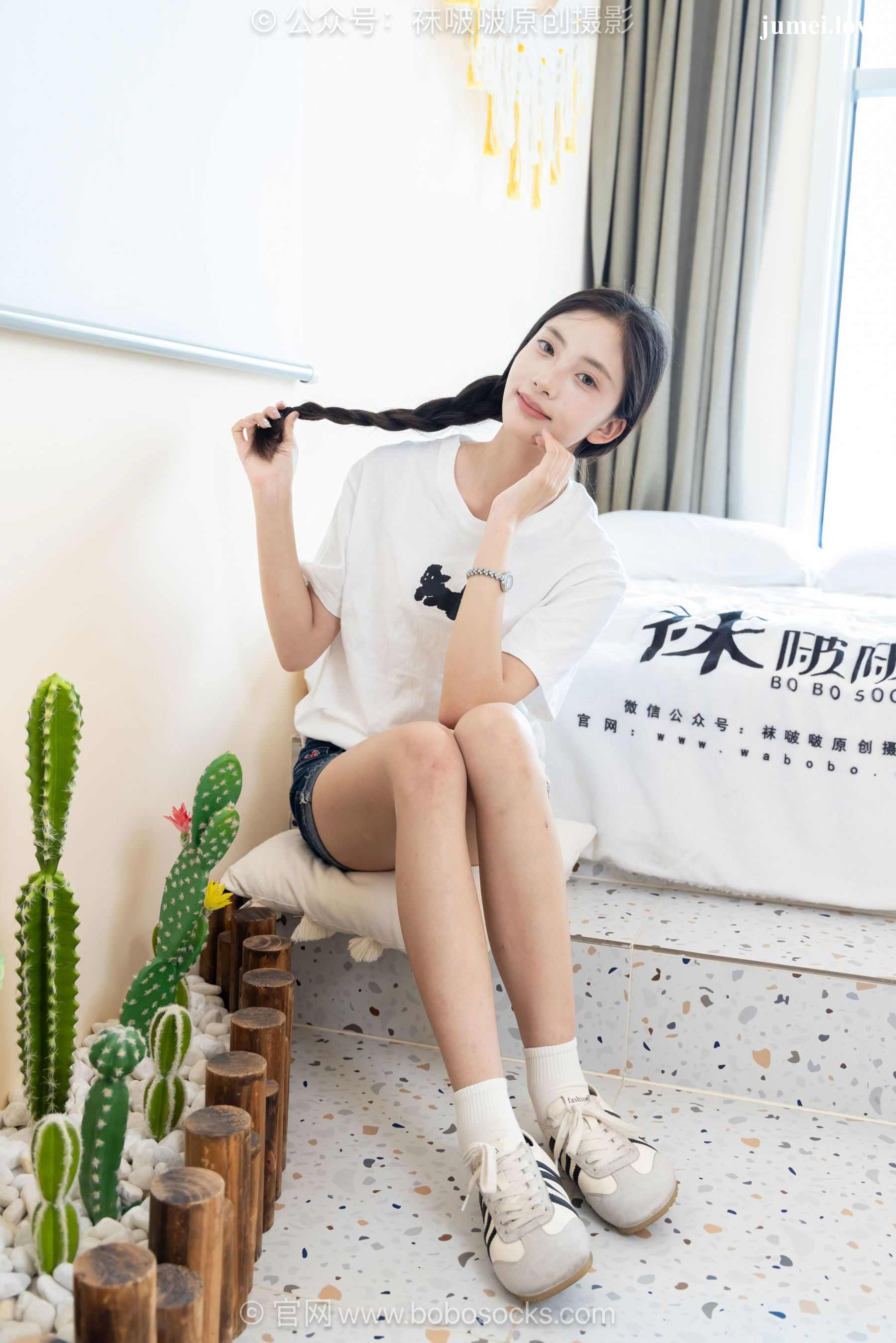 BoBoSocks袜啵啵 No.723 珍珠 - 德训鞋、纯白棉袜、裸足 第85张
