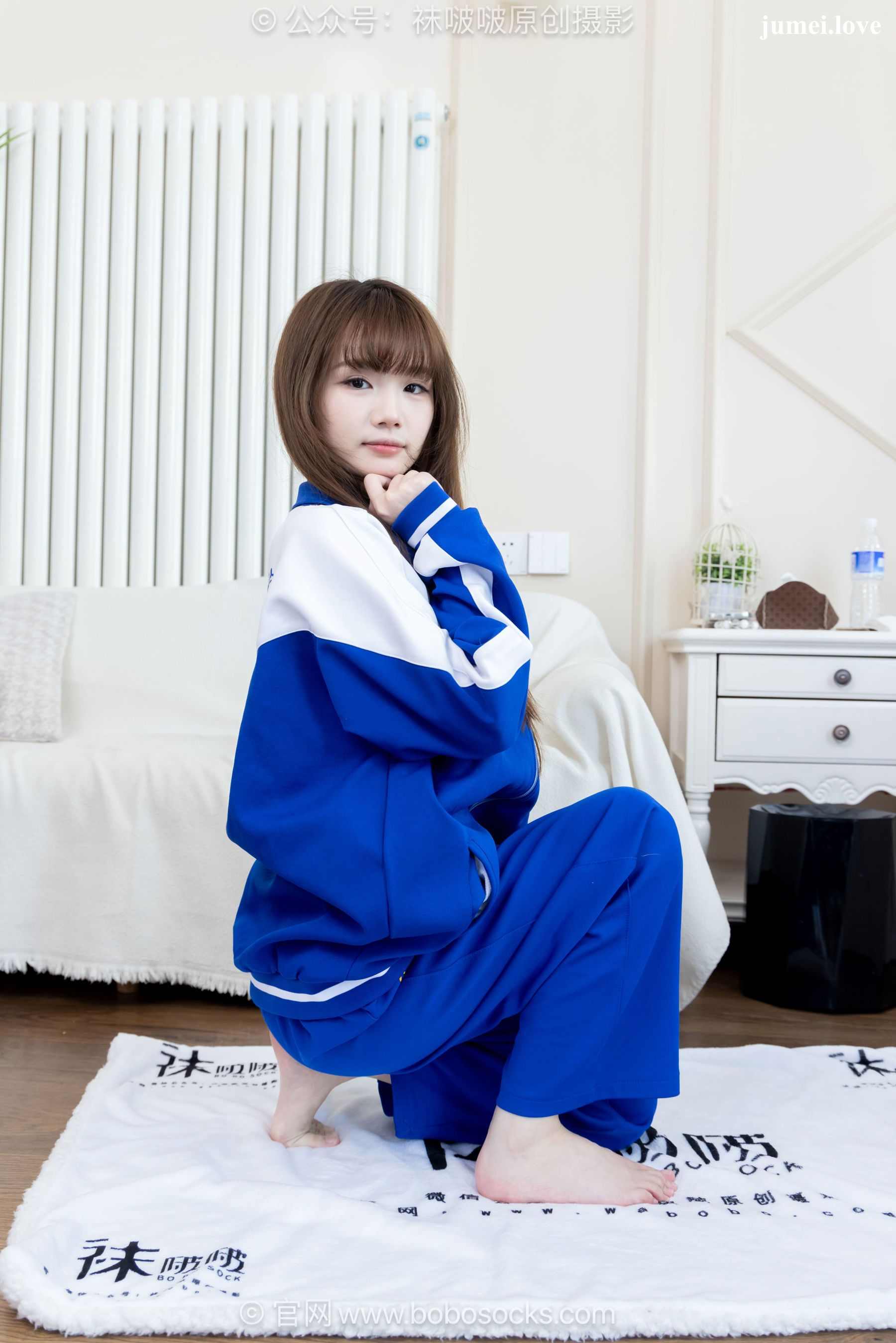 BoBoSocks袜啵啵 No.724 甜甜圈 - 白布鞋、薄白丝、裸足 第21张