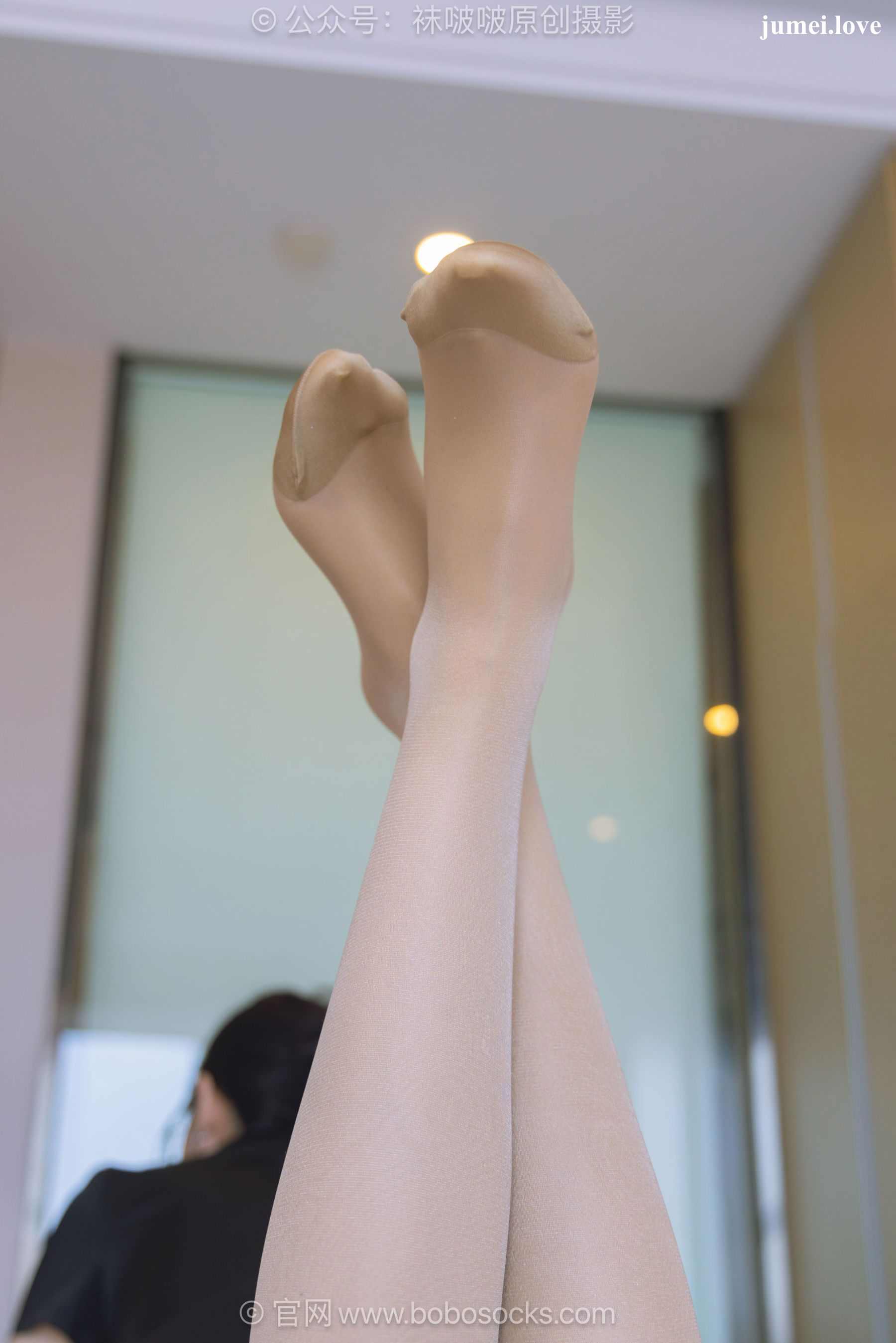 BoBoSocks袜啵啵 No.725 小甜豆 - 高跟长靴、高跟鞋、油亮薄深肤色 第136张