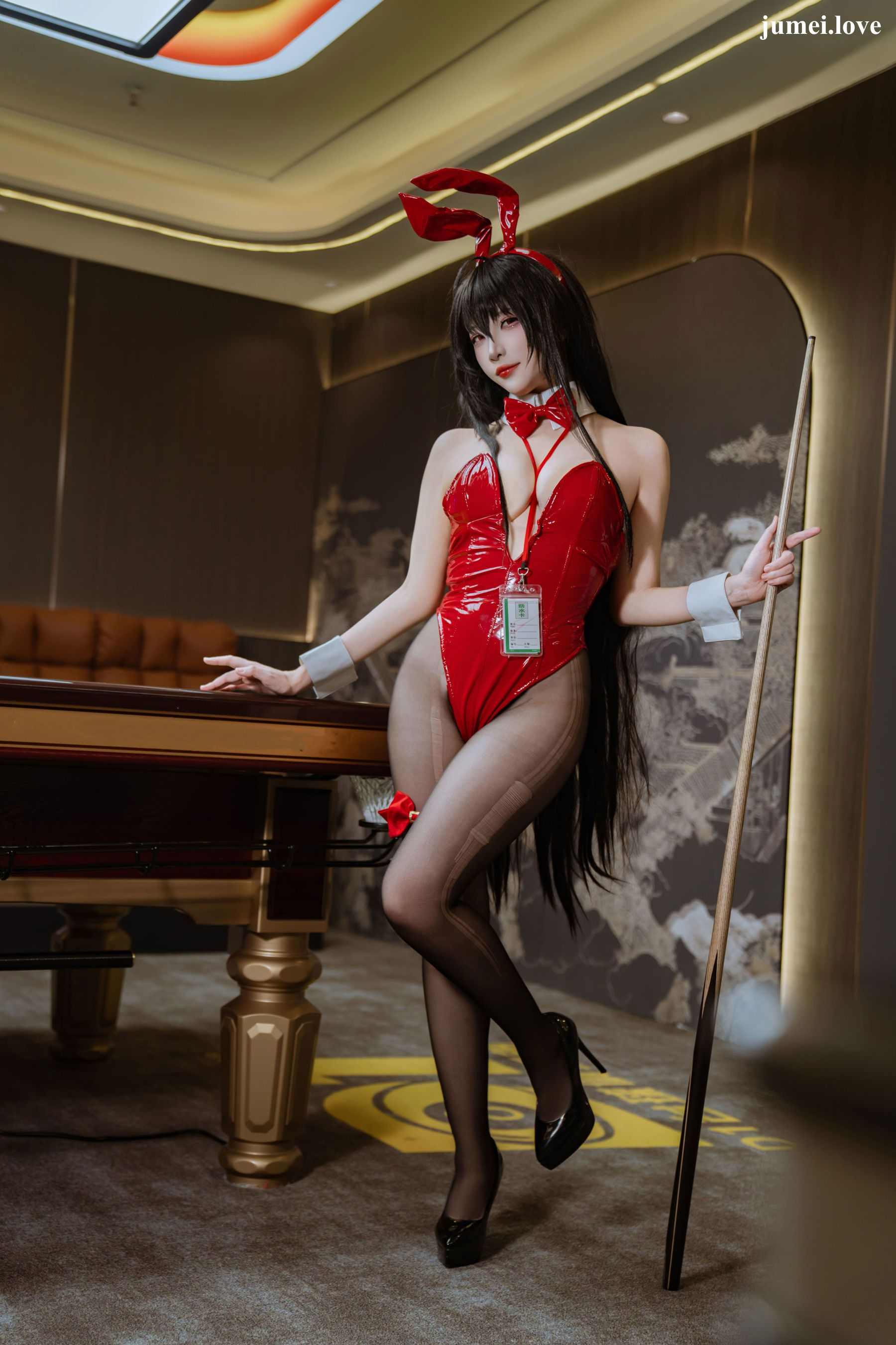 人气Coser二佐Nisa - 碧蓝航线 大凤 桌球兔女郎 第2张
