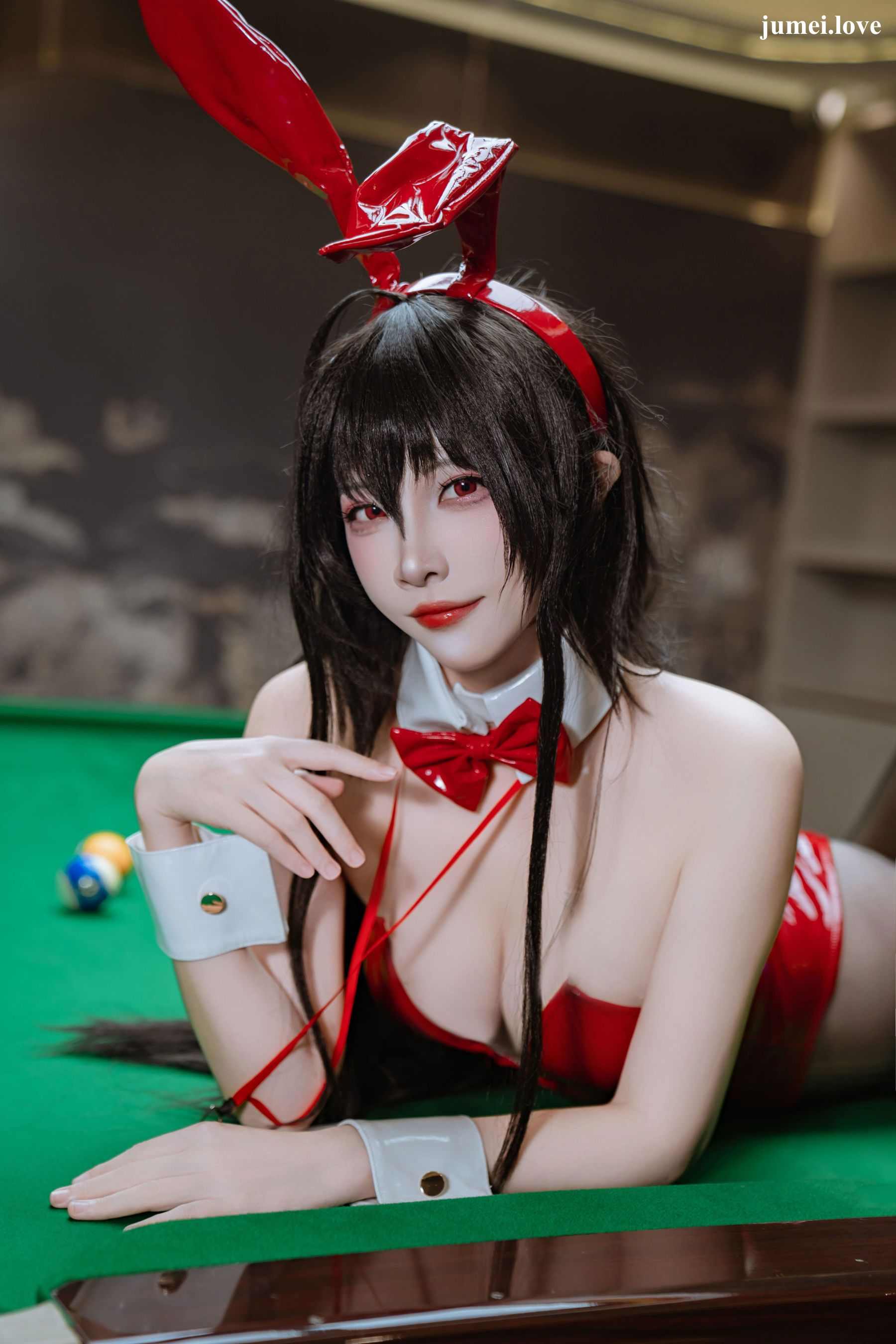 人气Coser二佐Nisa - 碧蓝航线 大凤 桌球兔女郎 第31张