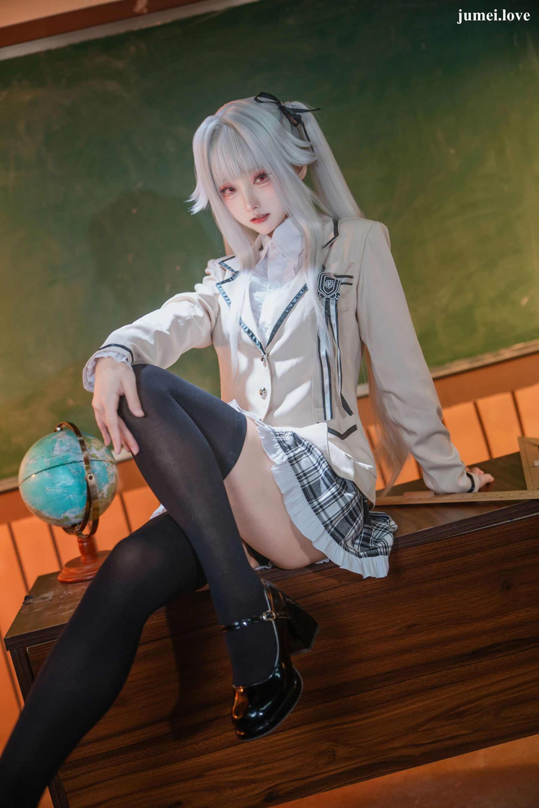 动漫博主大大卷卷小卷 - 美少女万华镜 校服 第1张