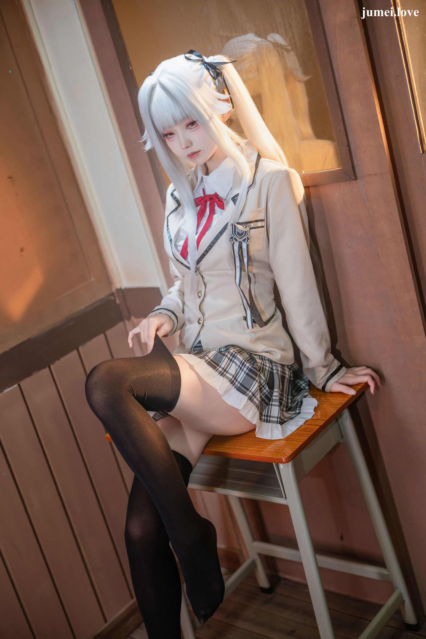 动漫博主大大卷卷小卷 - 美少女万华镜 校服 第12张