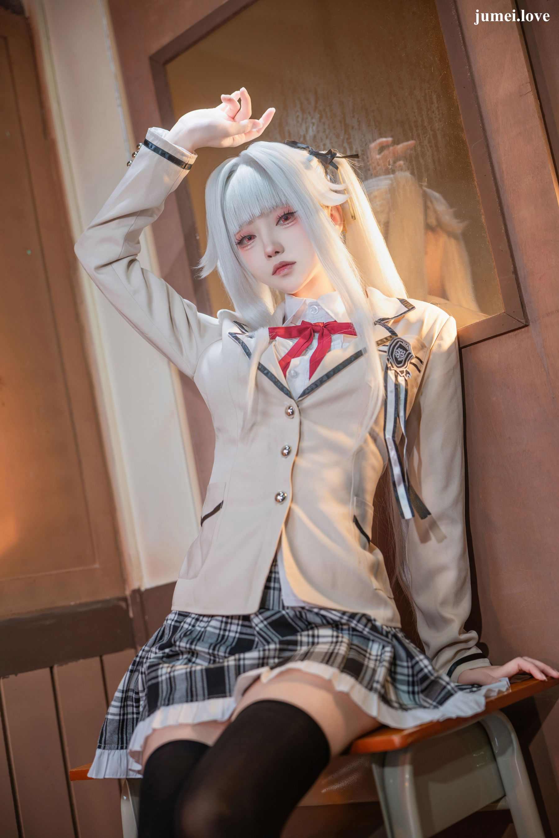 动漫博主大大卷卷小卷 - 美少女万华镜 校服 第13张