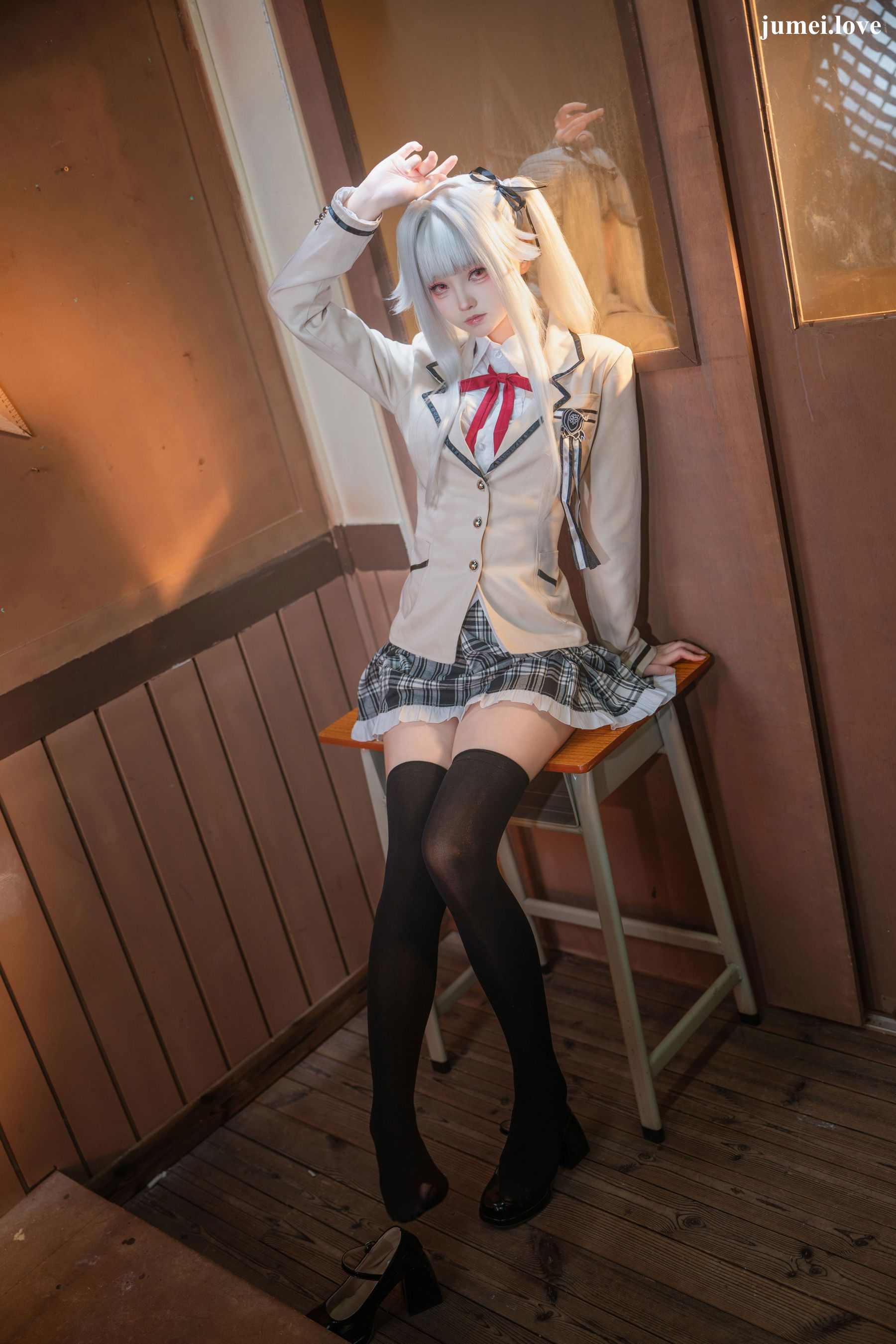 动漫博主大大卷卷小卷 - 美少女万华镜 校服 第14张