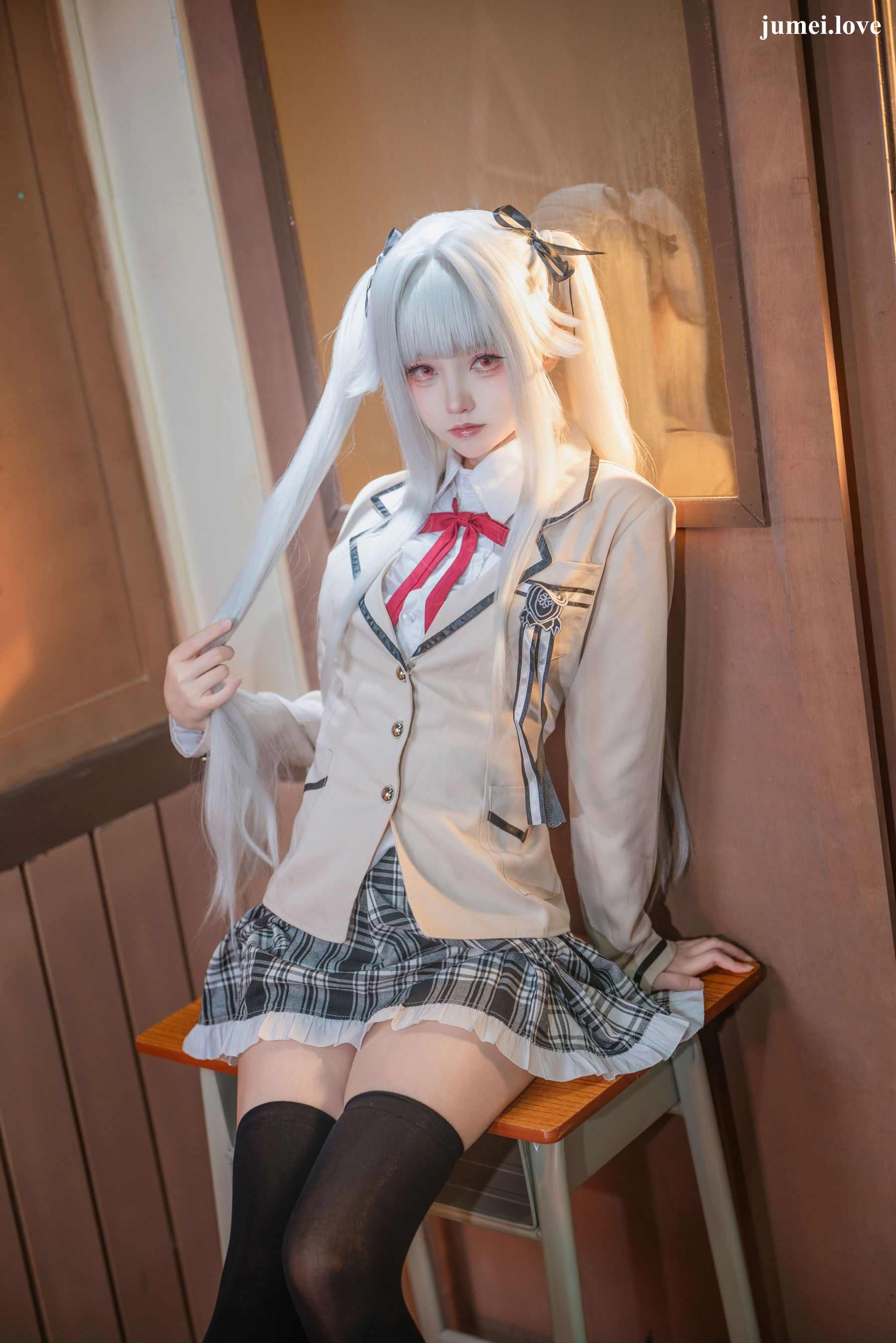 动漫博主大大卷卷小卷 - 美少女万华镜 校服 第15张