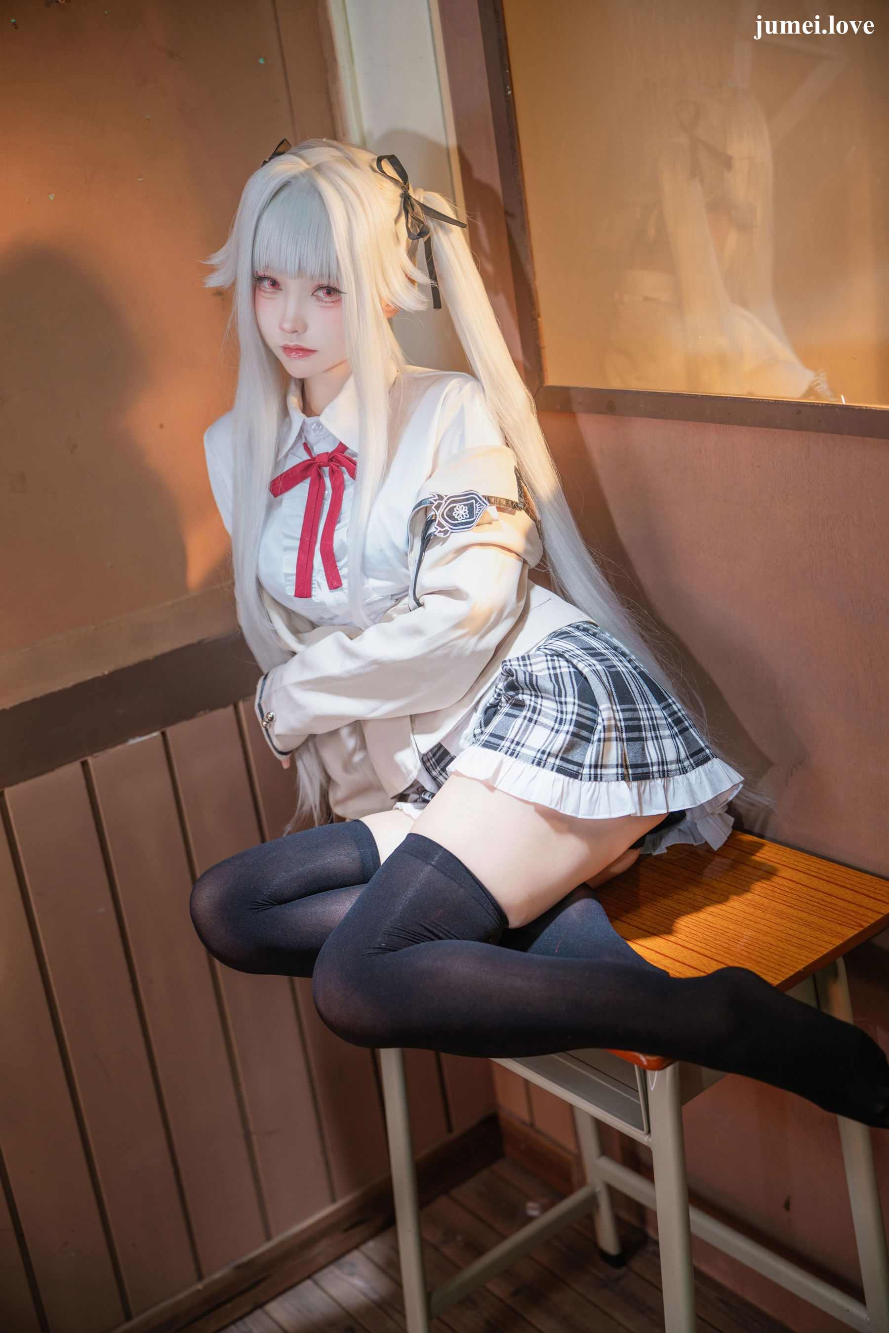动漫博主大大卷卷小卷 - 美少女万华镜 校服 第17张
