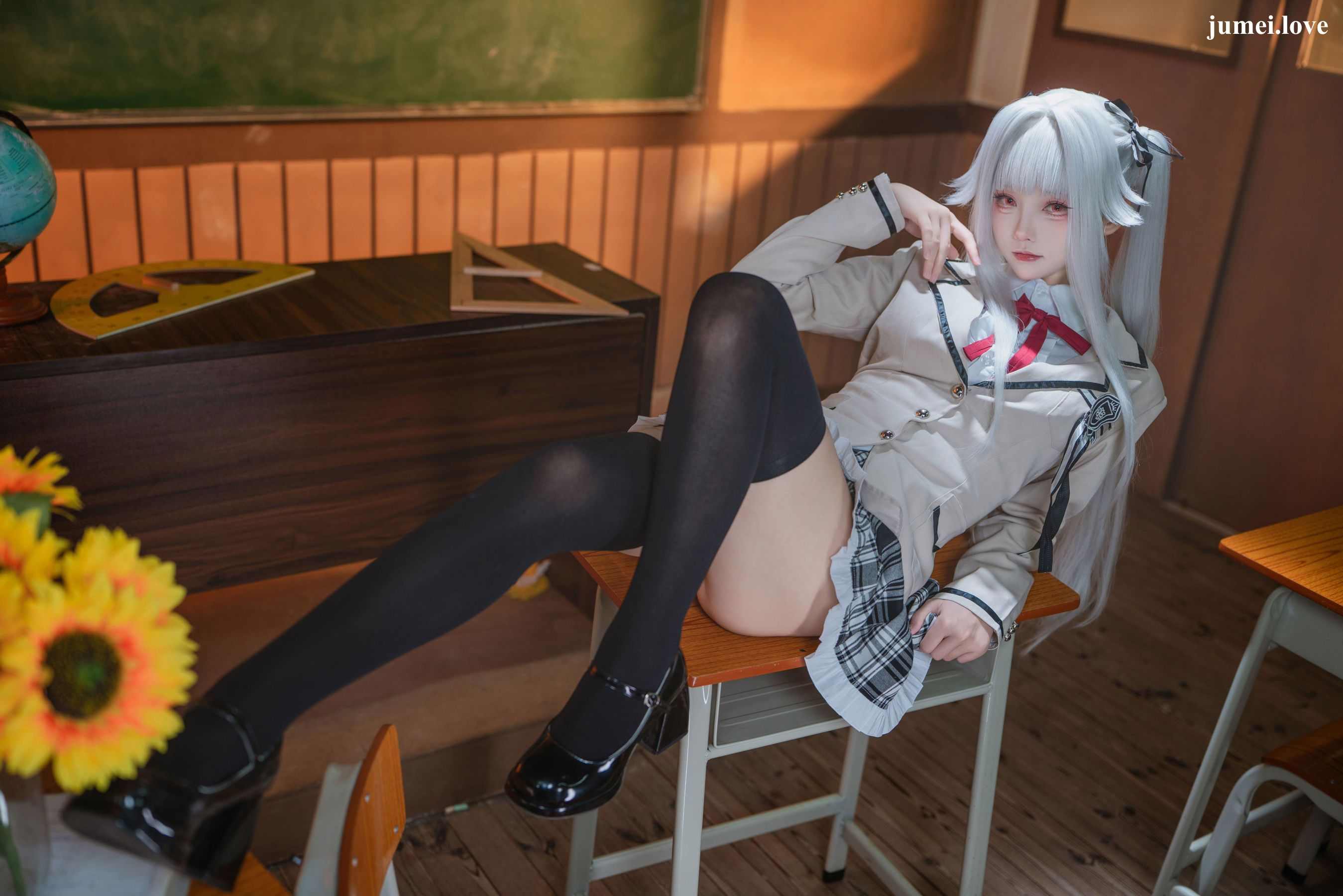 动漫博主大大卷卷小卷 - 美少女万华镜 校服 第5张