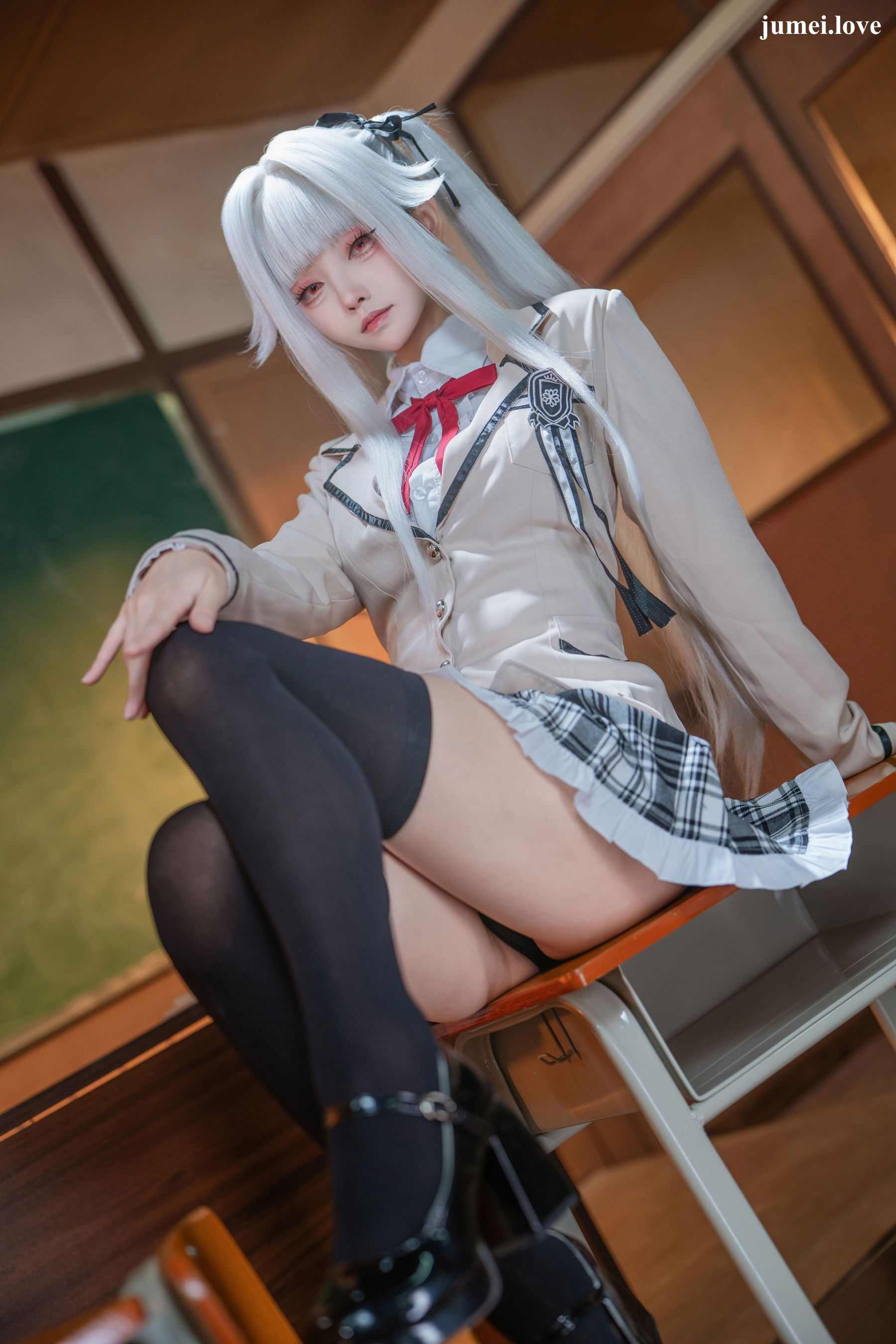 动漫博主大大卷卷小卷 - 美少女万华镜 校服 第6张