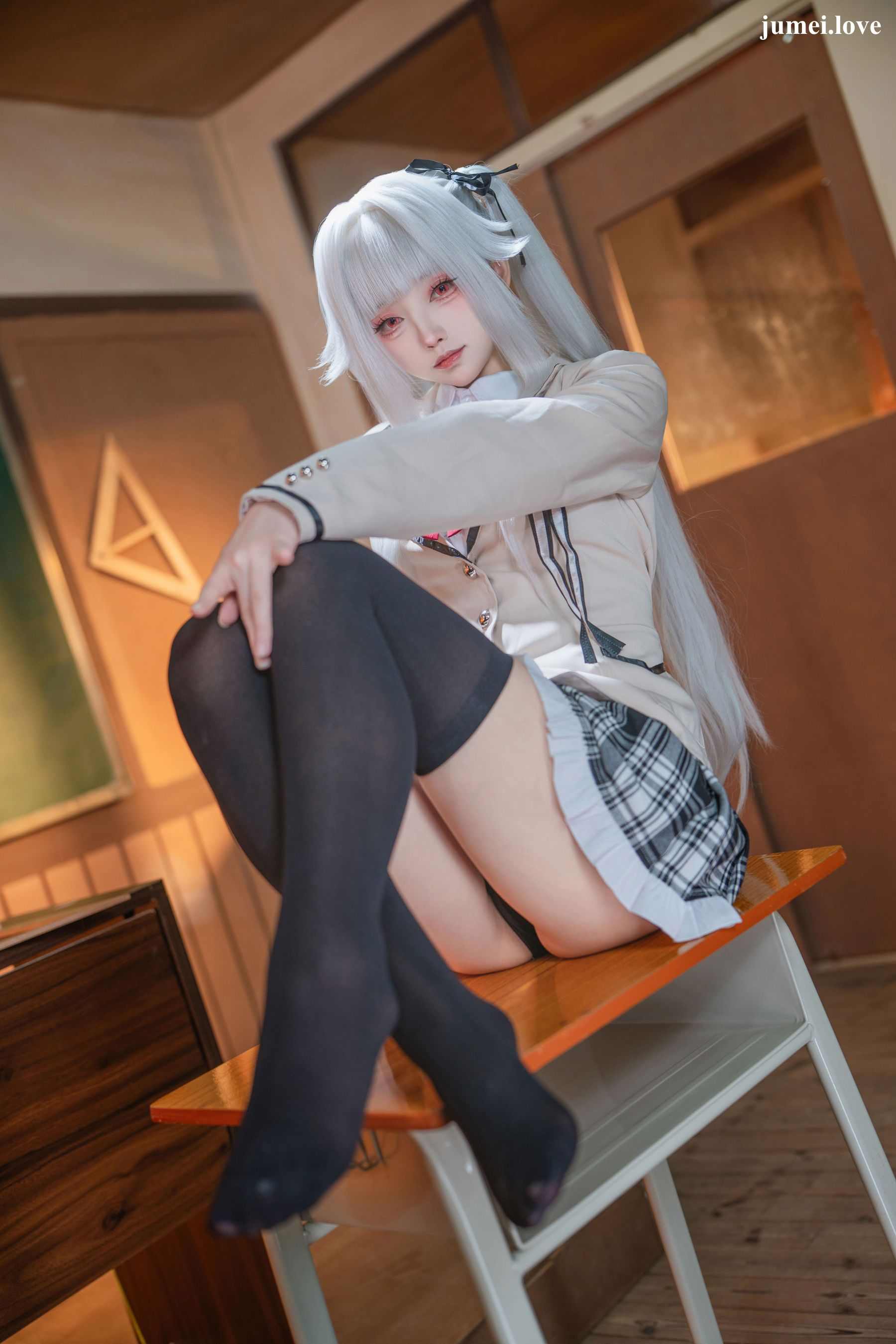 动漫博主大大卷卷小卷 - 美少女万华镜 校服 第7张