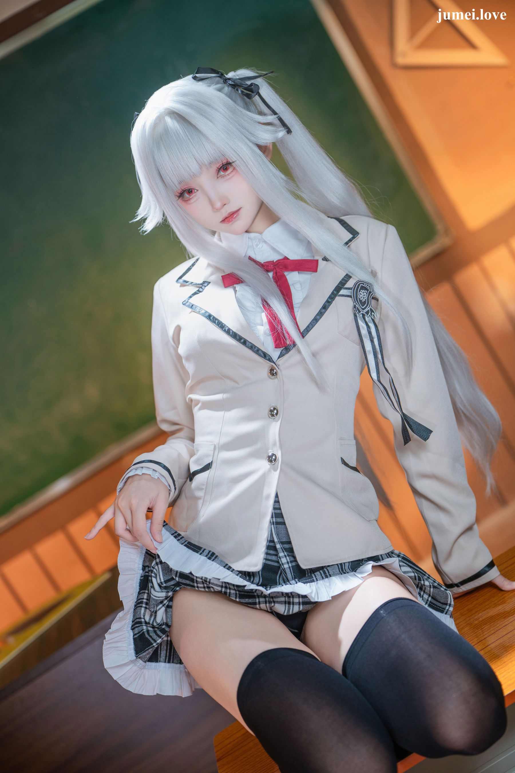 动漫博主大大卷卷小卷 - 美少女万华镜 校服 第8张