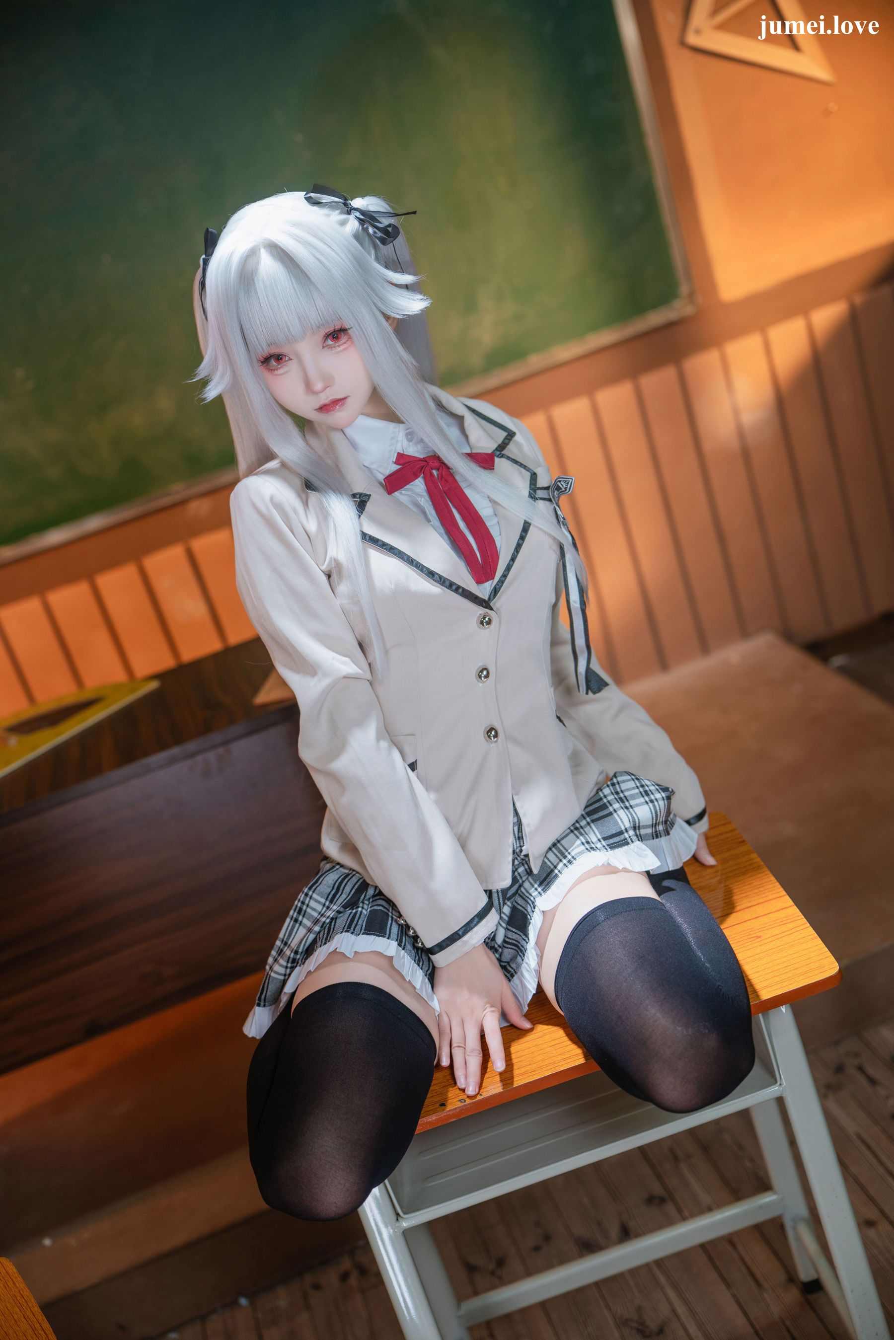 动漫博主大大卷卷小卷 - 美少女万华镜 校服 第9张